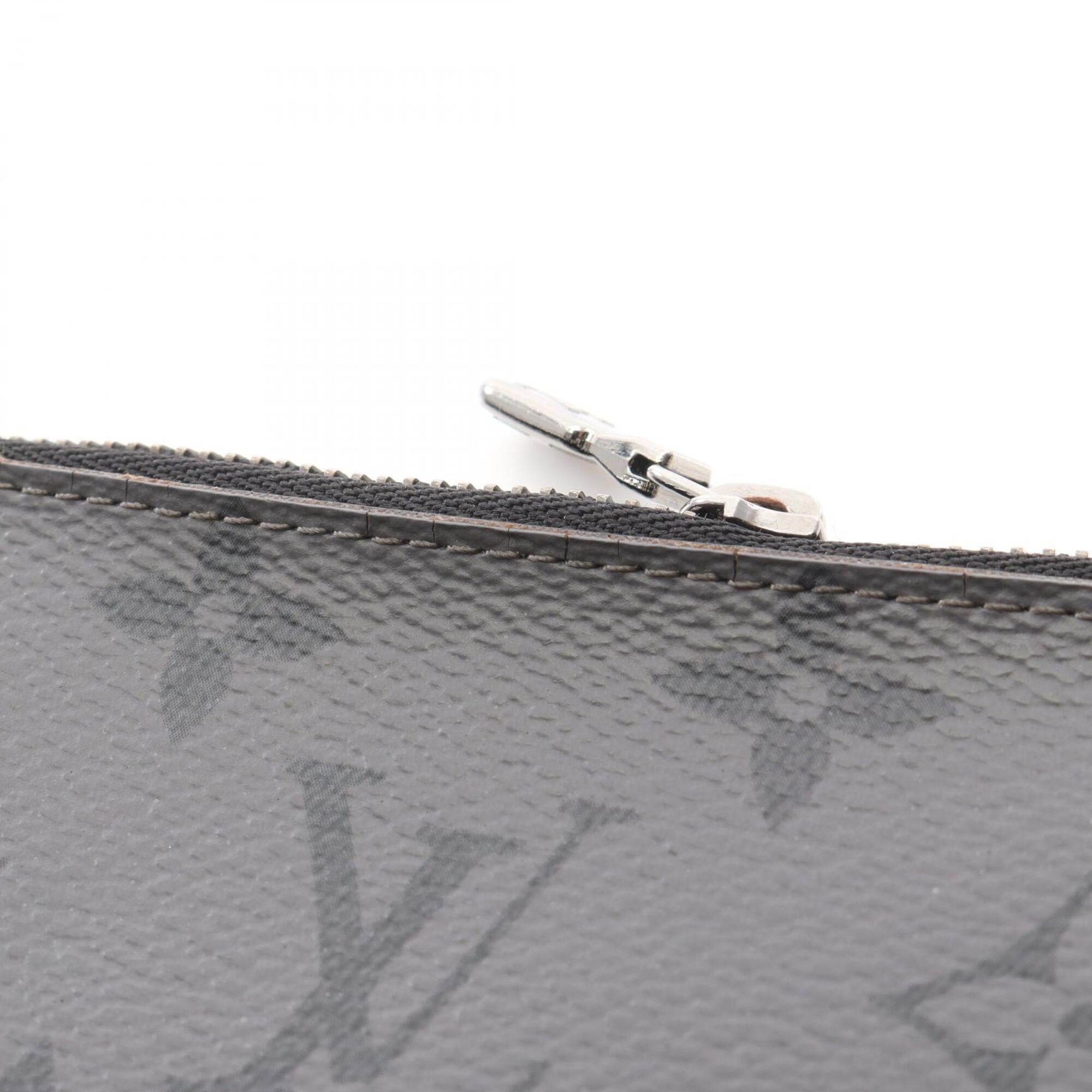 Louis Vuitton Black Gray Pvc Coin Purse/Coin Case (Pre-Owned)