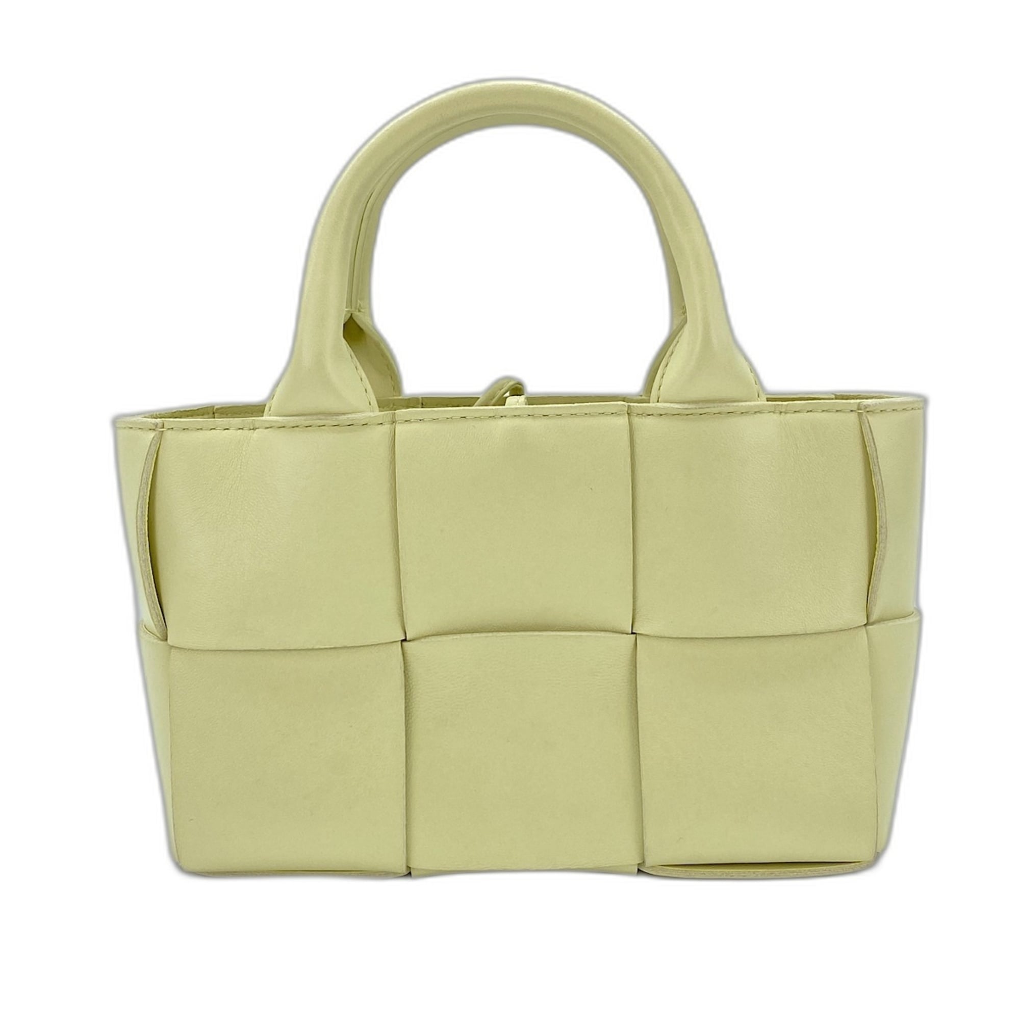 Bottega Veneta Yellow Handbag Shoulder Bag (Pre-Owned)