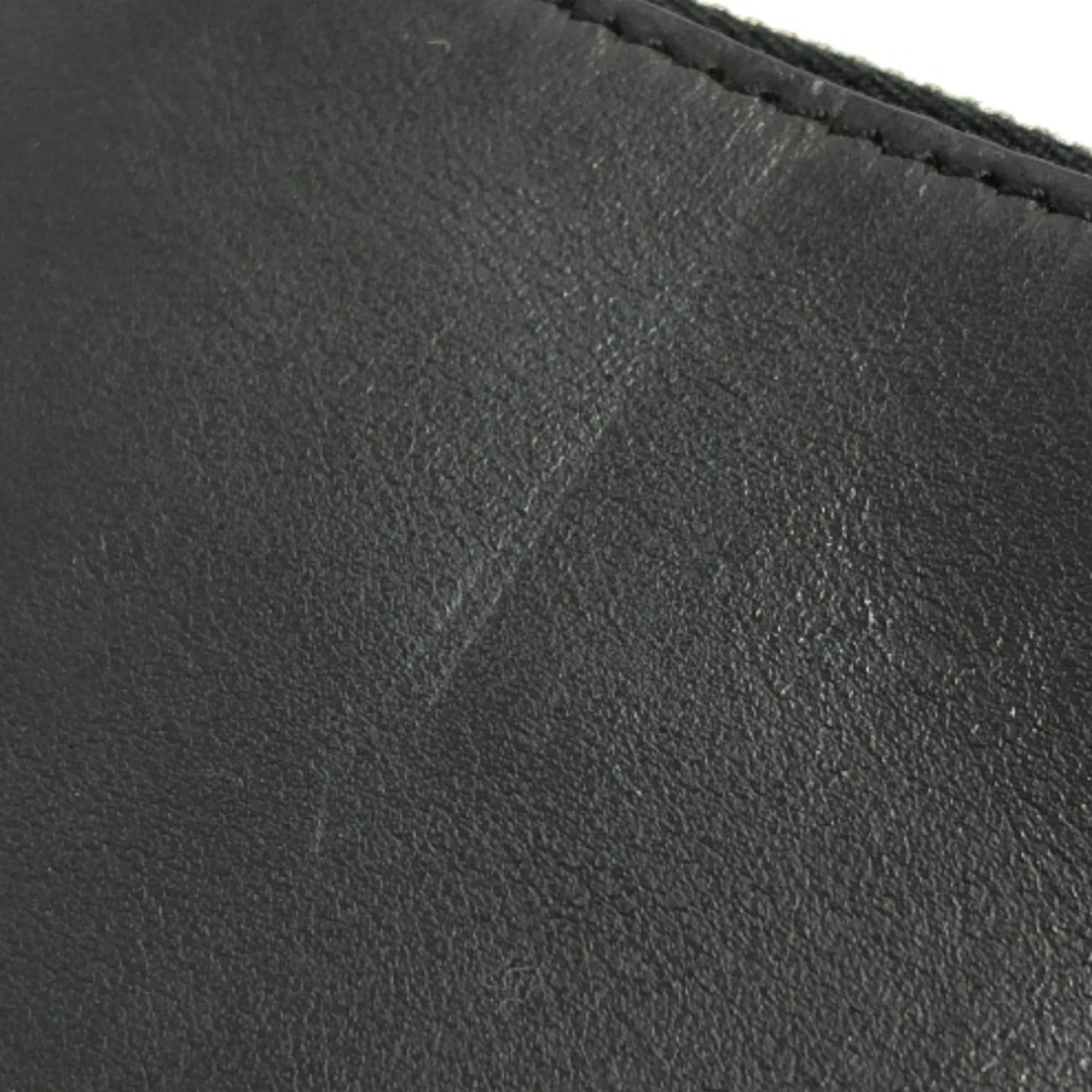 Fendi Black Multi-Color Leather Clutch Bag (Pre-Owned)
