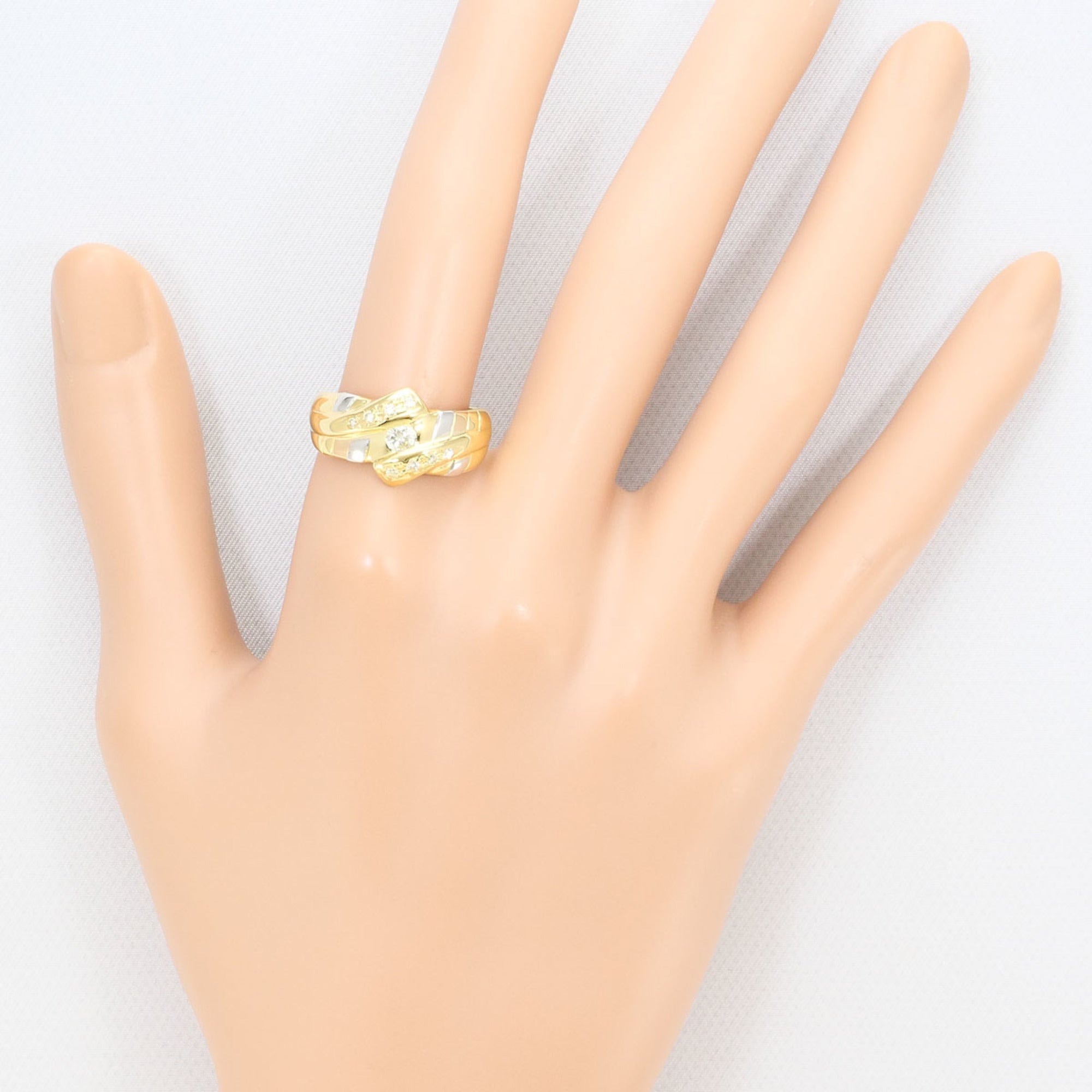 Unbranded Pink Gold Platinum Yellow Gold Yellow Gold (18K) Pink Gold (18K) Platinum 900 Band Ring (Pre-Owned)