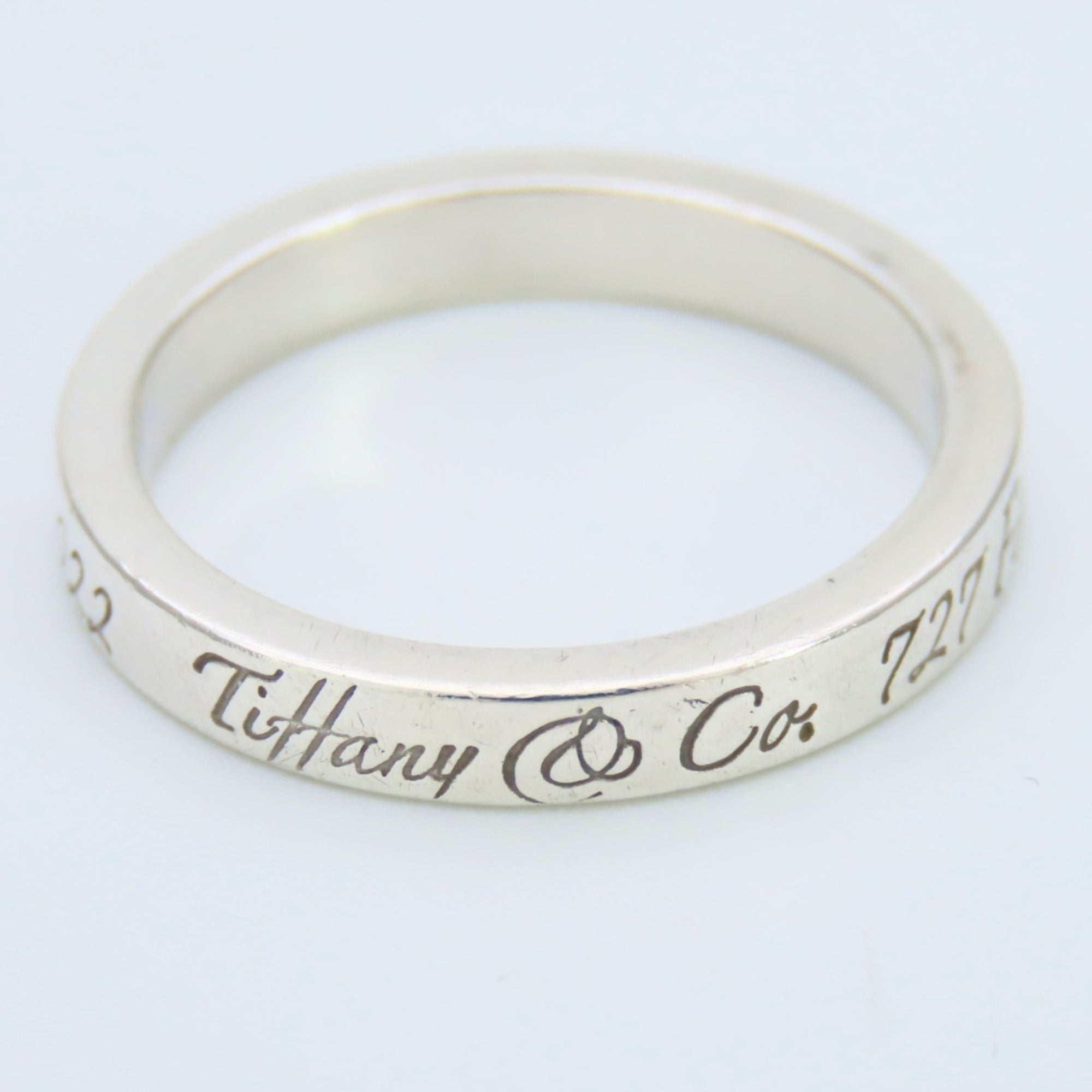 Tiffany Silver Silver 925 Band Ring (Pre-Owned)