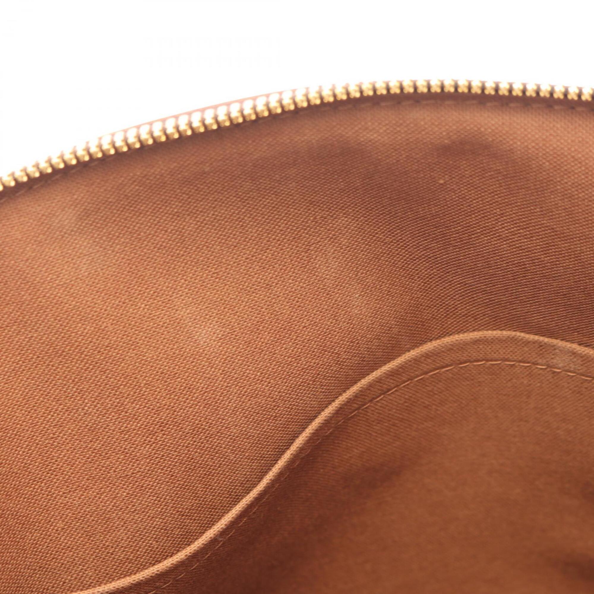 Louis Vuitton Brown Coated Canvas Pvc Monogram Leather Handbag (Pre-Owned)