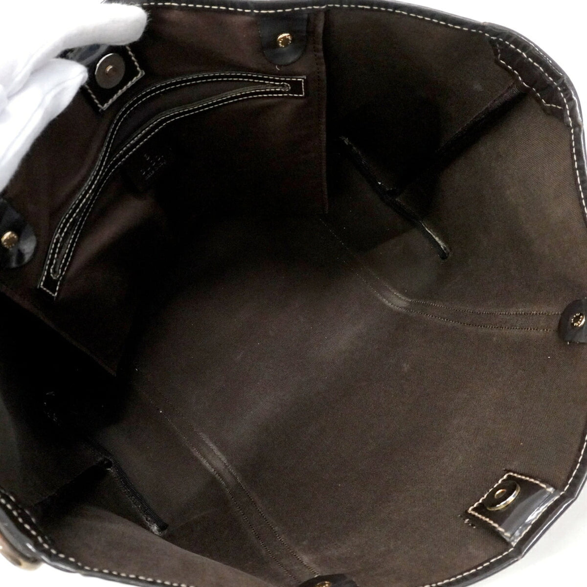Gucci Brown Pvc Tote Bag (Pre-Owned)