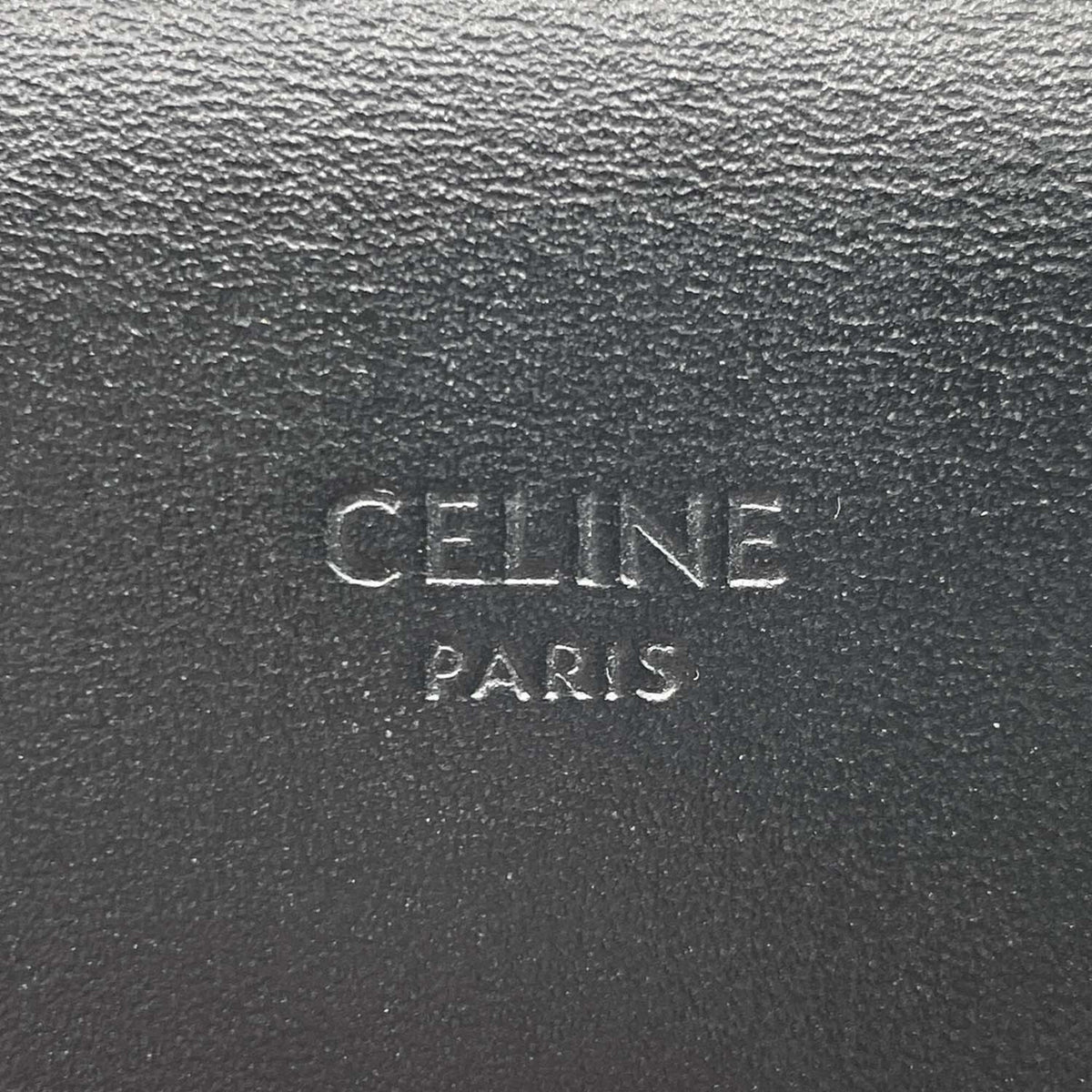 Celine Black White Leather Pvc Shoulder Bag (Pre-Owned)