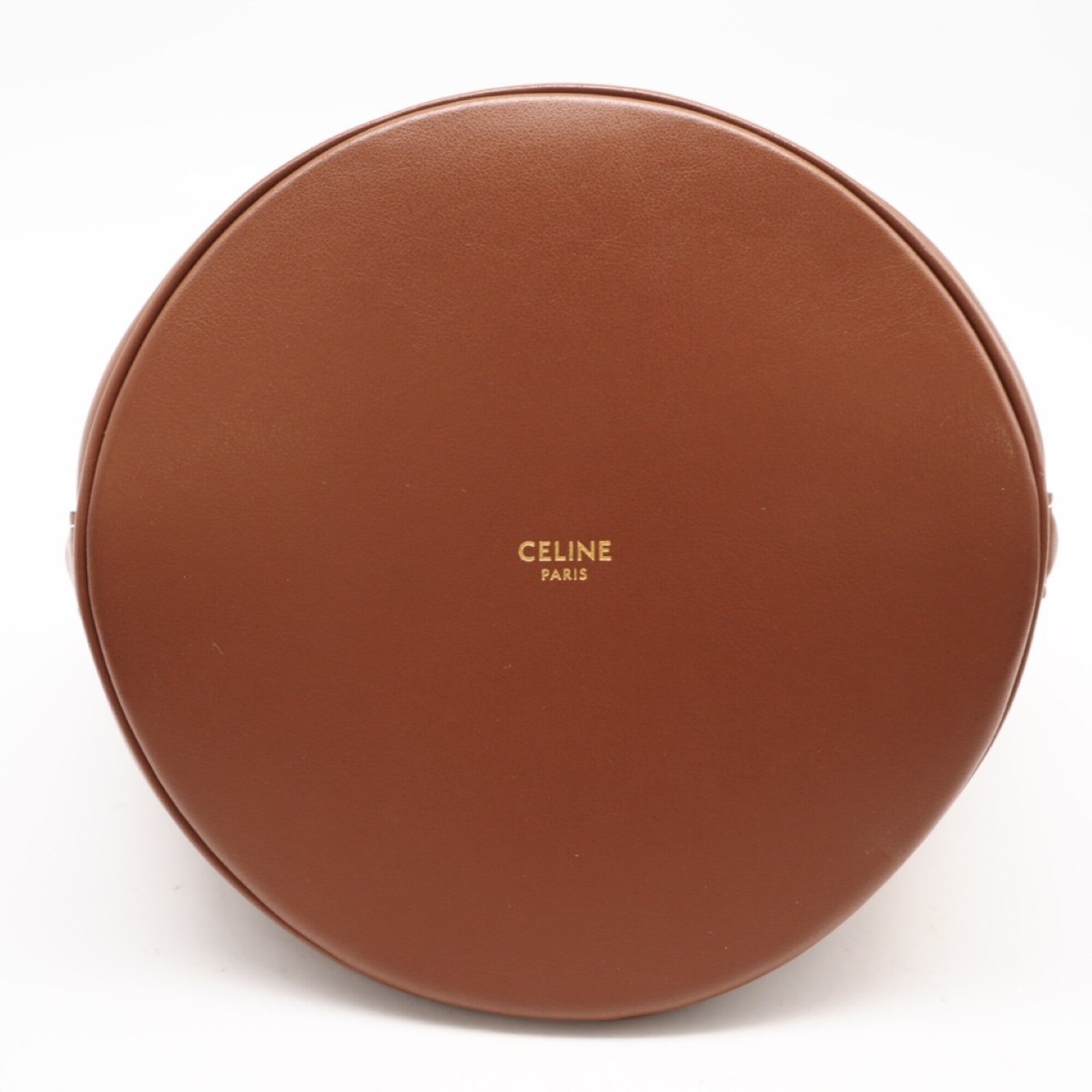 Celine Brown Leather Shoulder Bag (Pre-Owned)