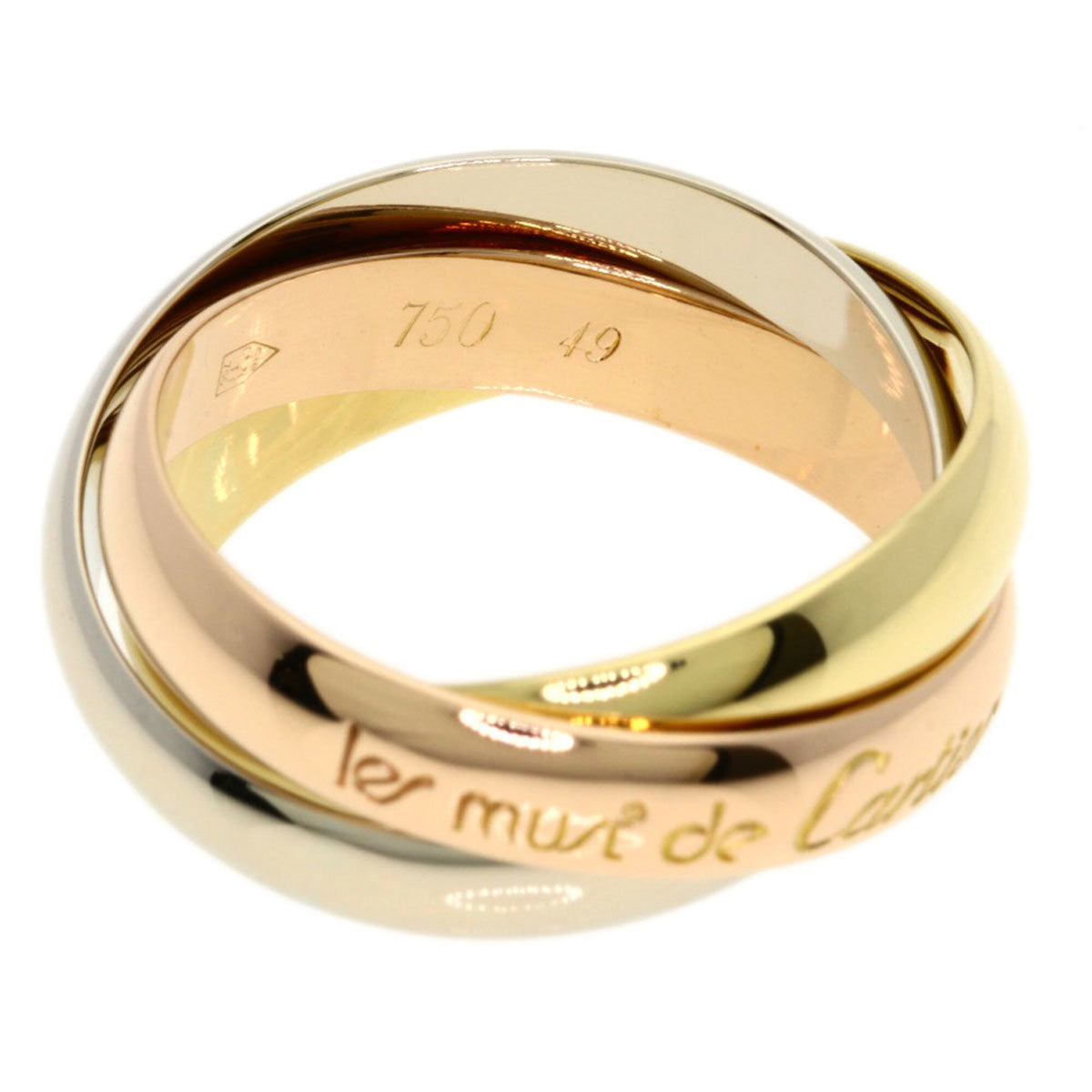 Cartier Yellow Gold (18K) Pink Gold (18K) White Gold (18K) Band Ring (Pre-Owned)