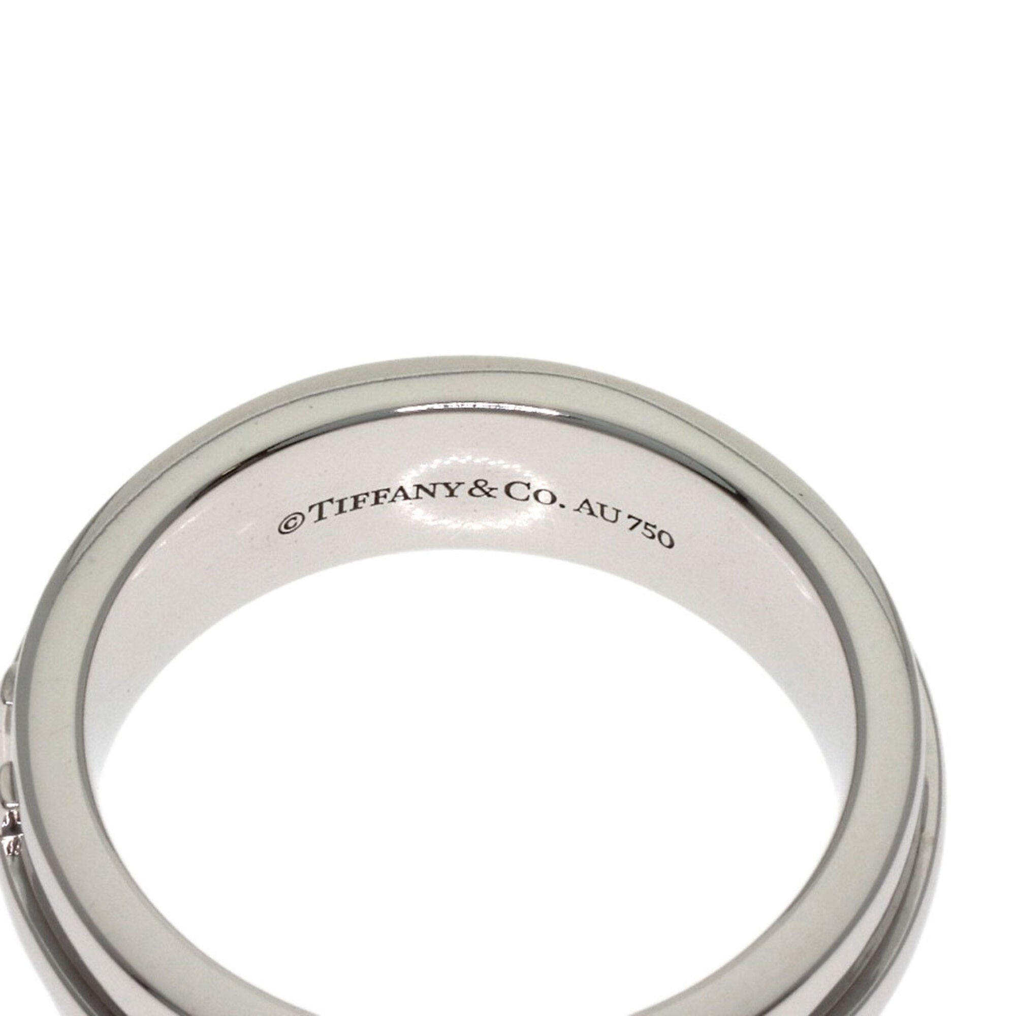 Tiffany White Gold (18K) Band Ring (Pre-Owned)