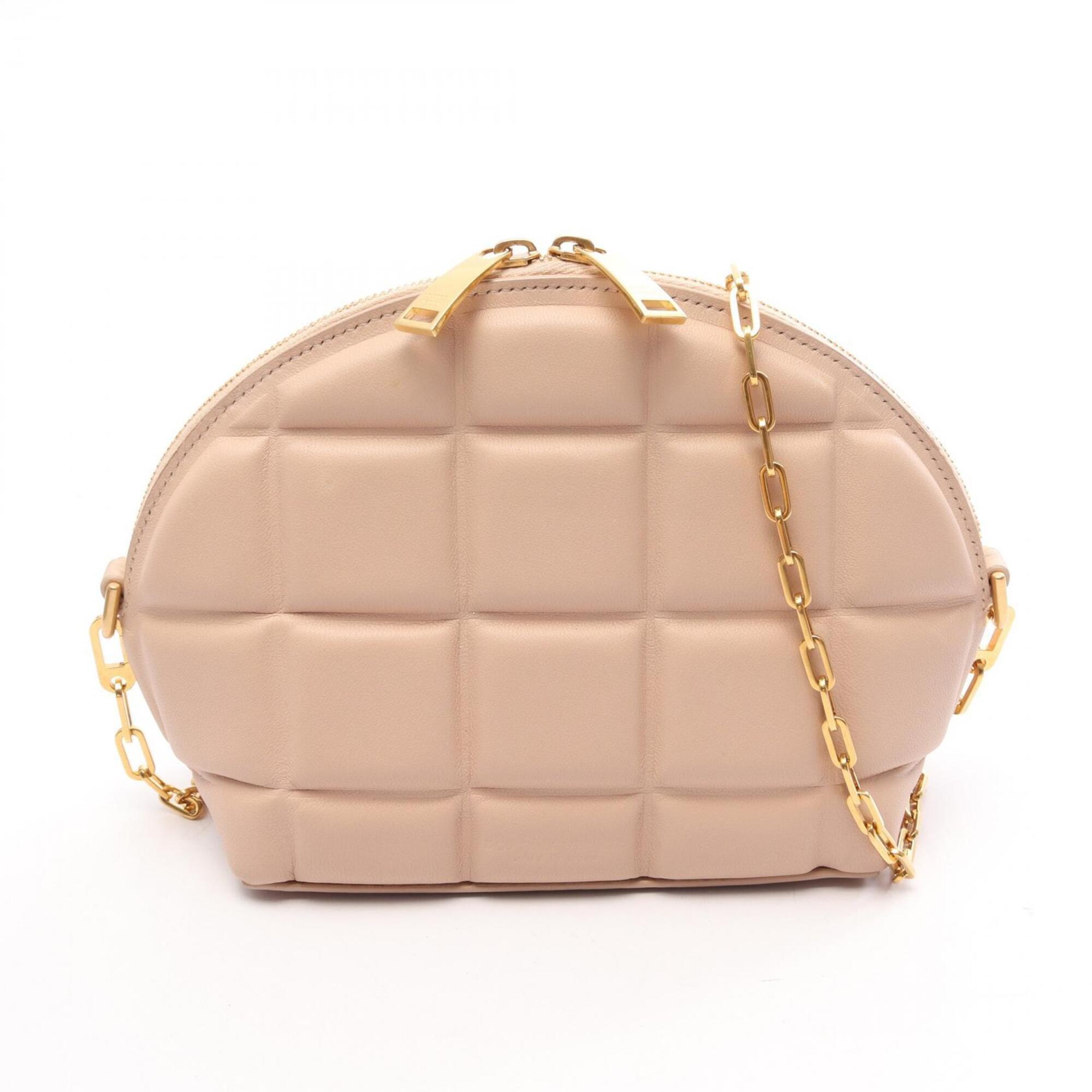 Bottega Veneta Pink Leather Handbag Shoulder Bag (Pre-Owned)