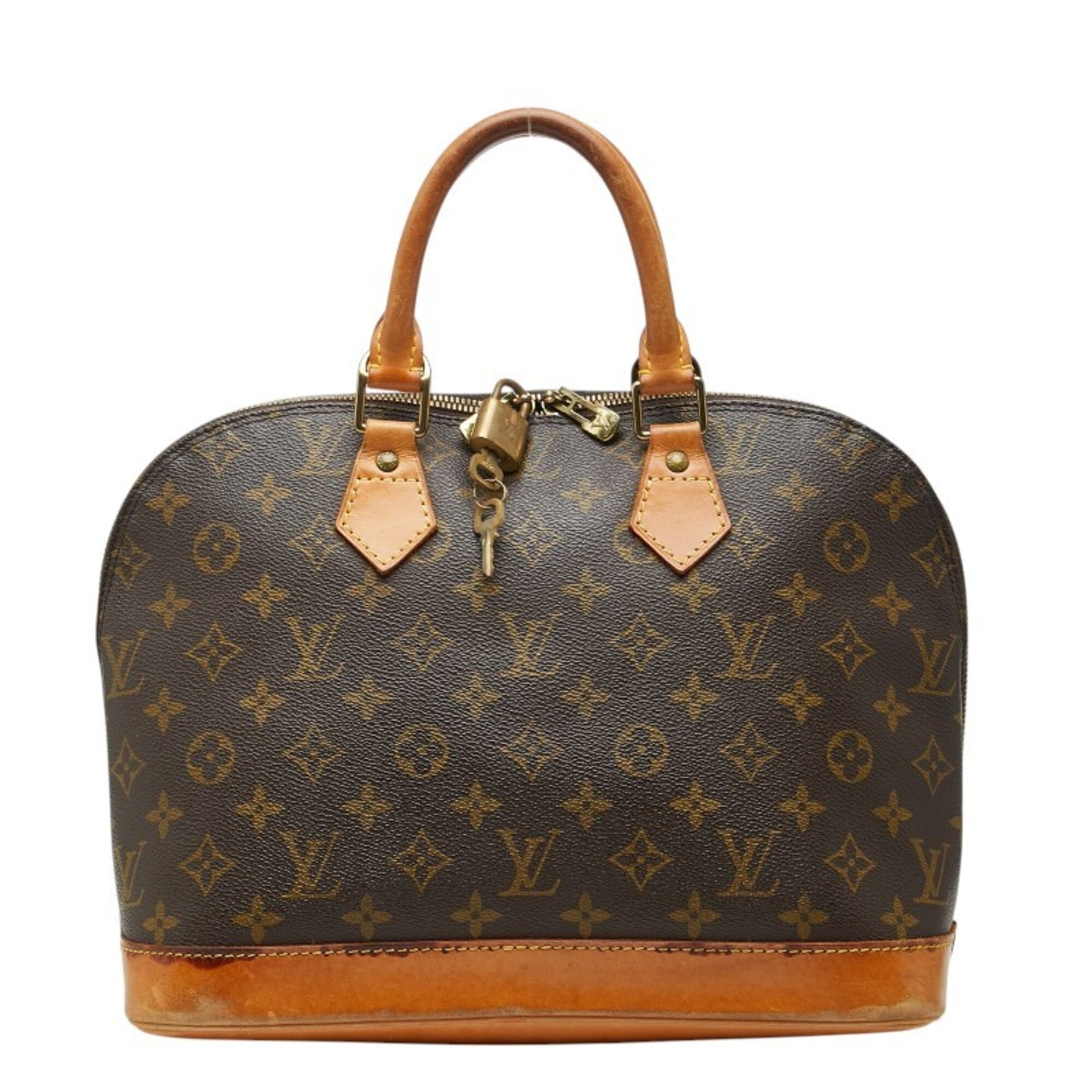 Louis Vuitton Brown Monogram Pvc Handbag (Pre-Owned)