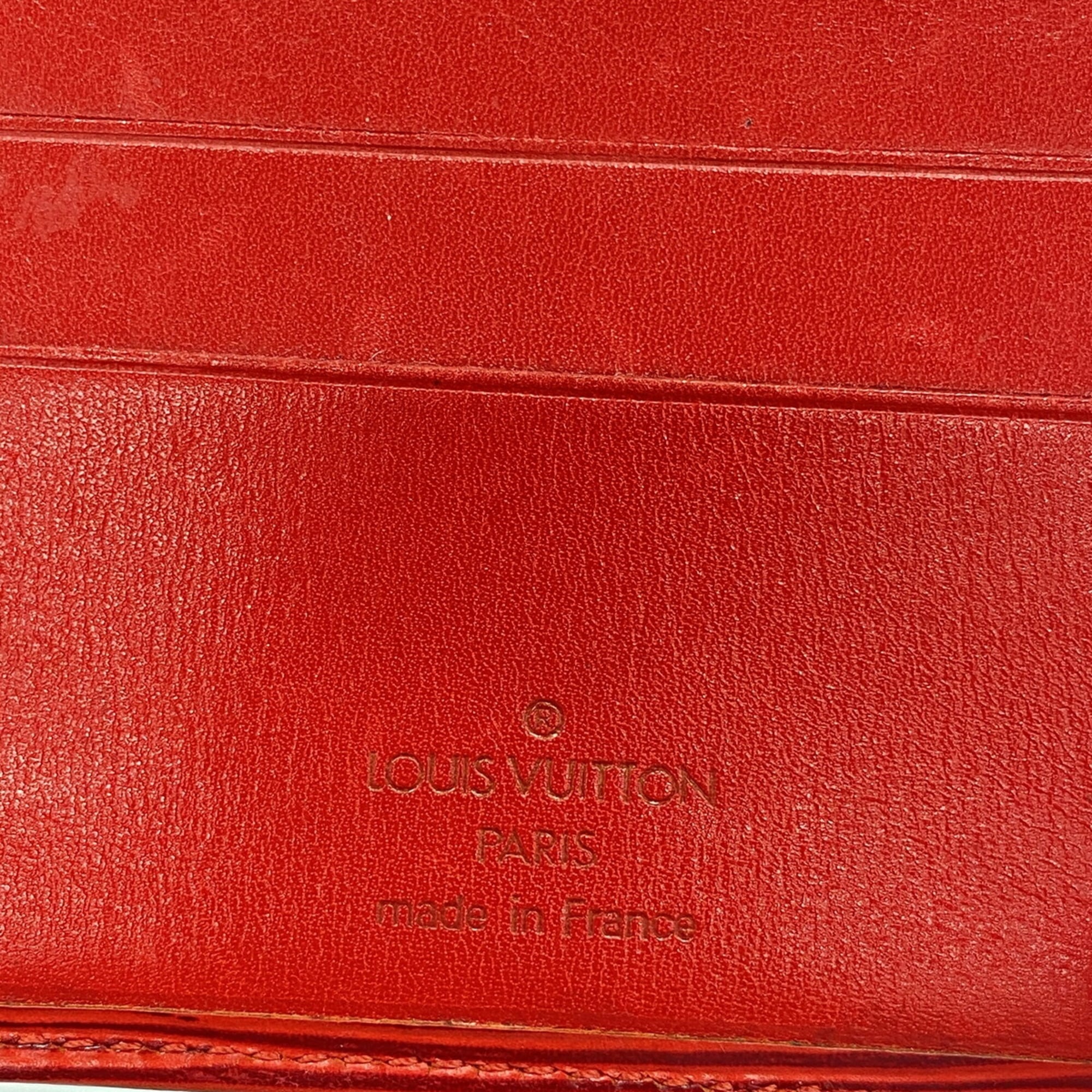 Louis Vuitton Castilian Red Wallet (Bi-Fold) (Pre-Owned)