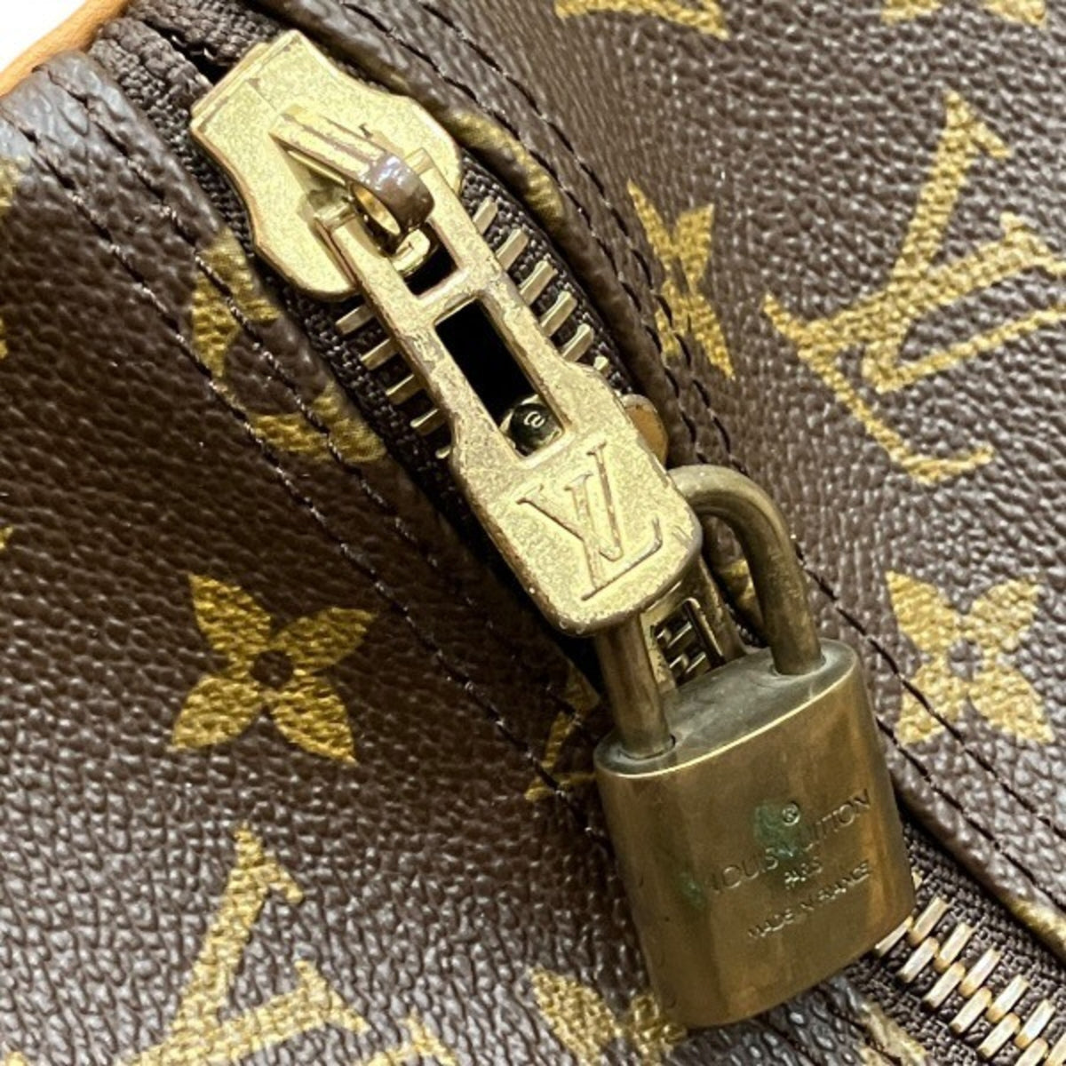 Louis Vuitton Brown Monogram Boston Bag Handbag (Pre-Owned)