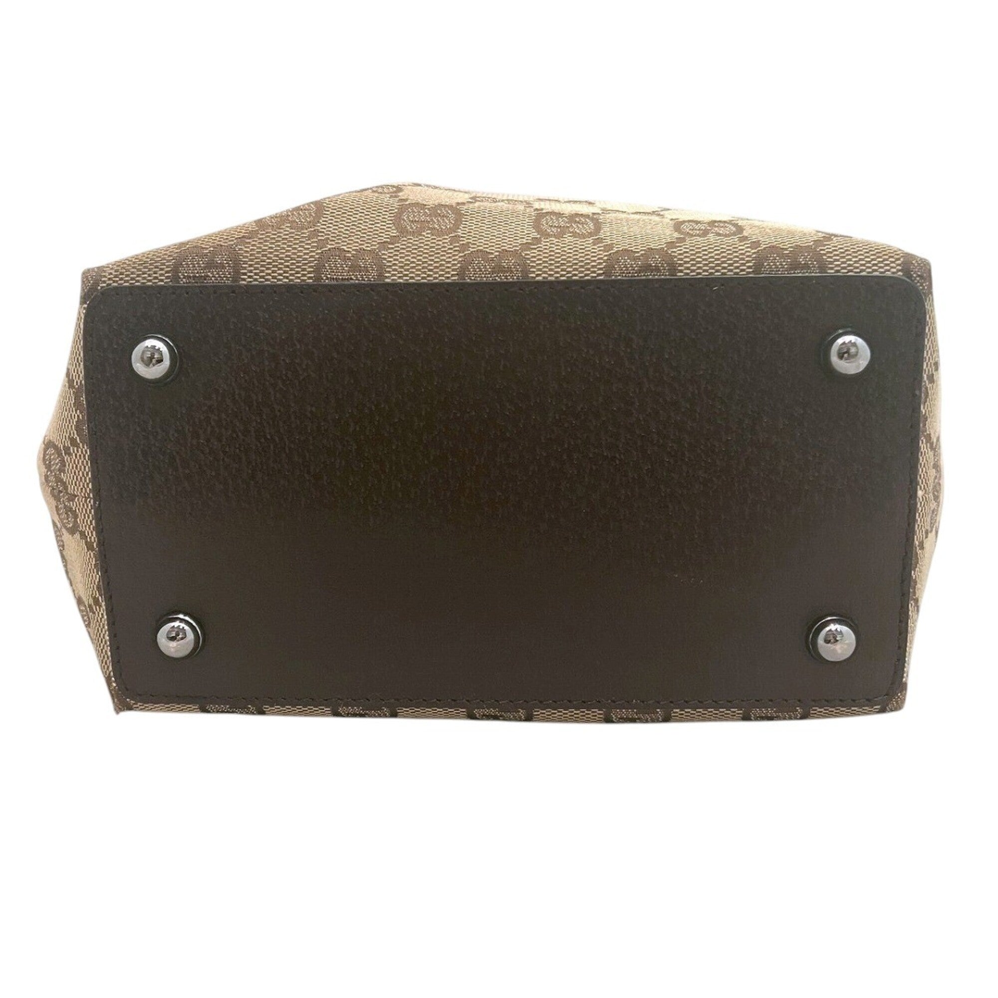 Gucci Gg Canvas Brown Gg Canvas Shoulder Bag (Pre-Owned)