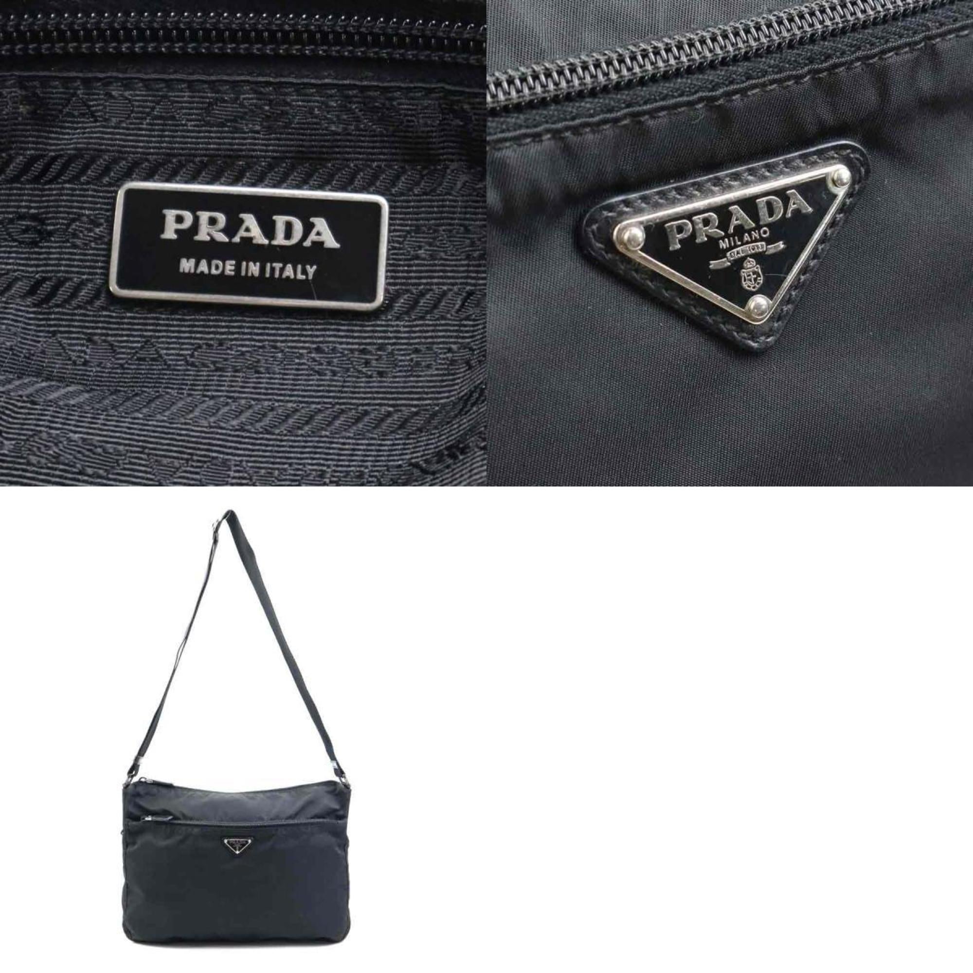 Prada Black Nylon Shoulder Bag (Pre-Owned)