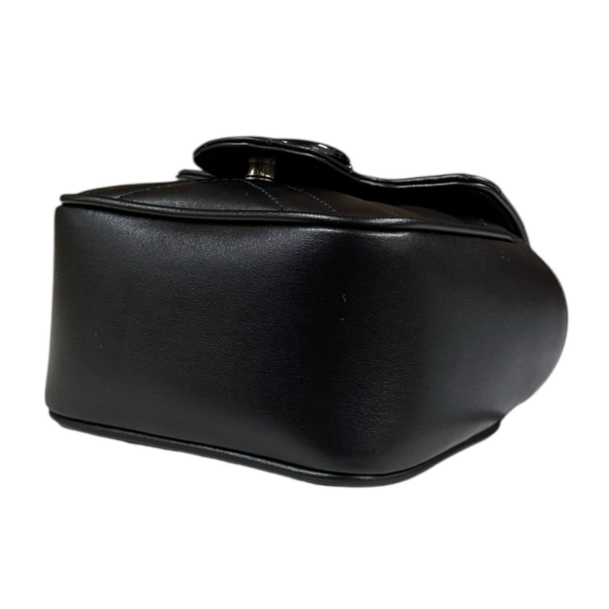 Gucci Black Leather Pochette Shoulder Bag (Pre-Owned)