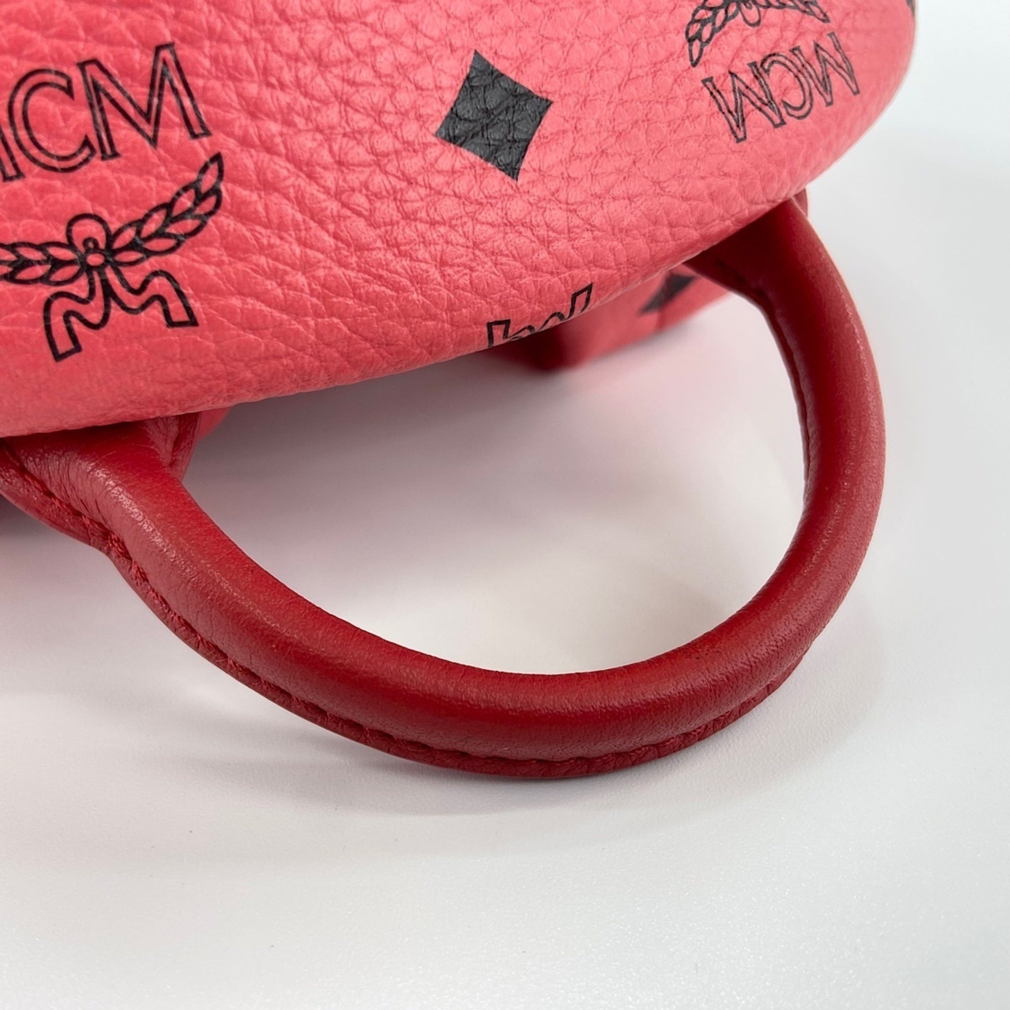 Mcm Red Color Backpack (Pre-Owned)