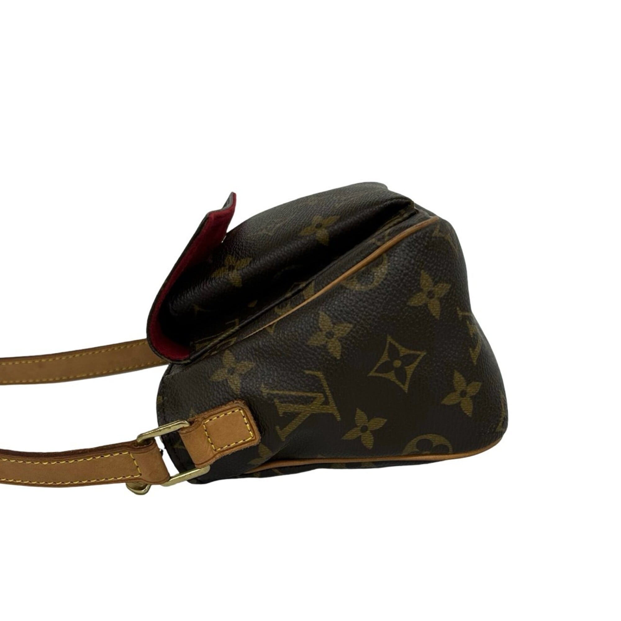 Louis Vuitton Brown Leather Pvc Pochette Shoulder Bag (Pre-Owned)