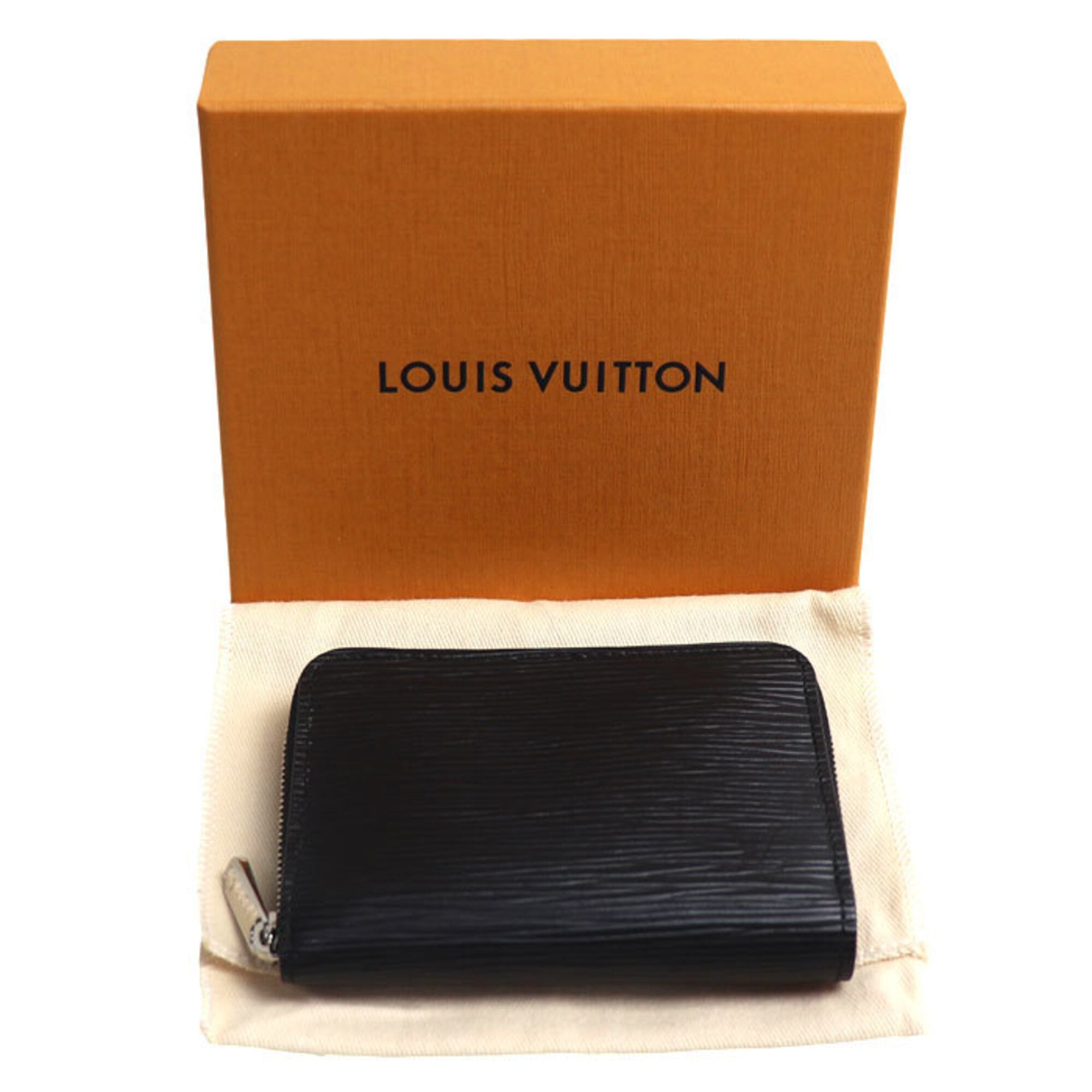 Louis Vuitton Noir Epi Leather Coin Purse/Coin Case (Pre-Owned)