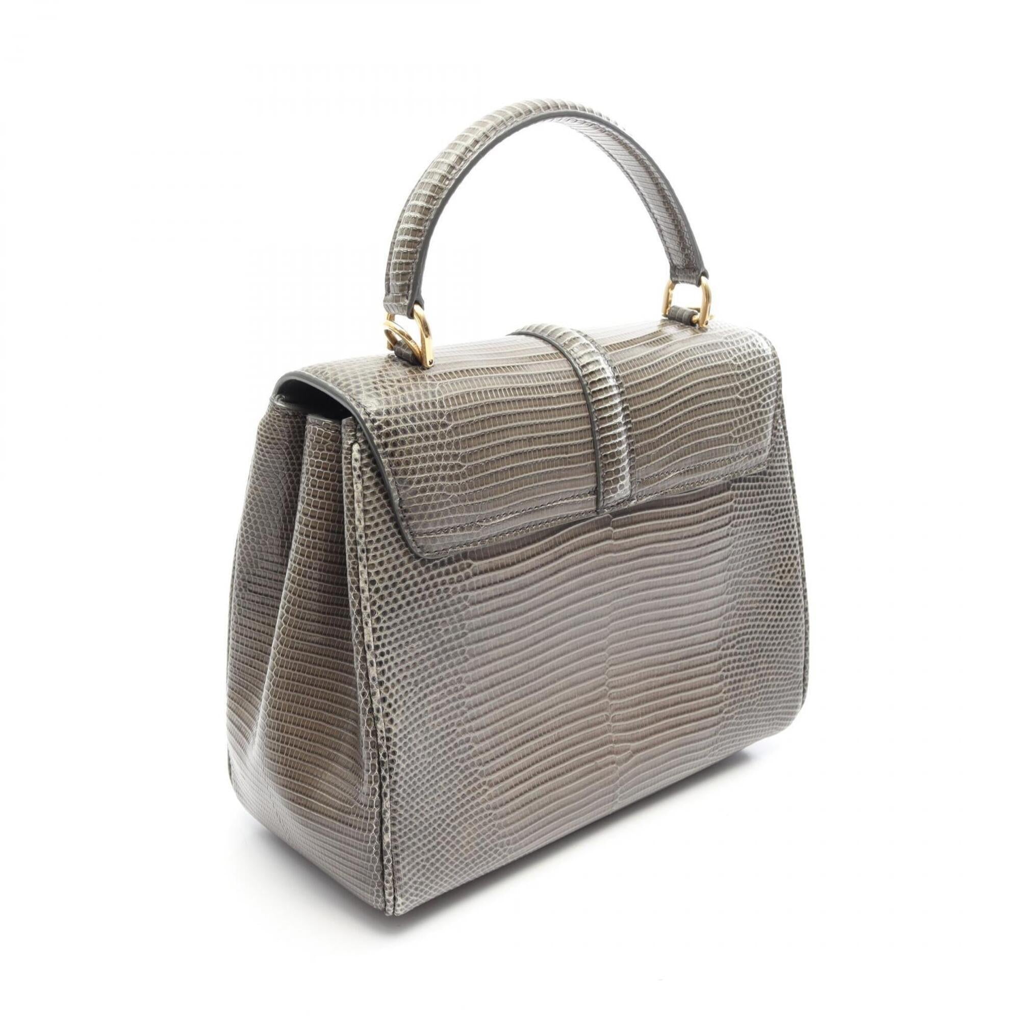 Celine Khaki Leather Handbag (Pre-Owned)
