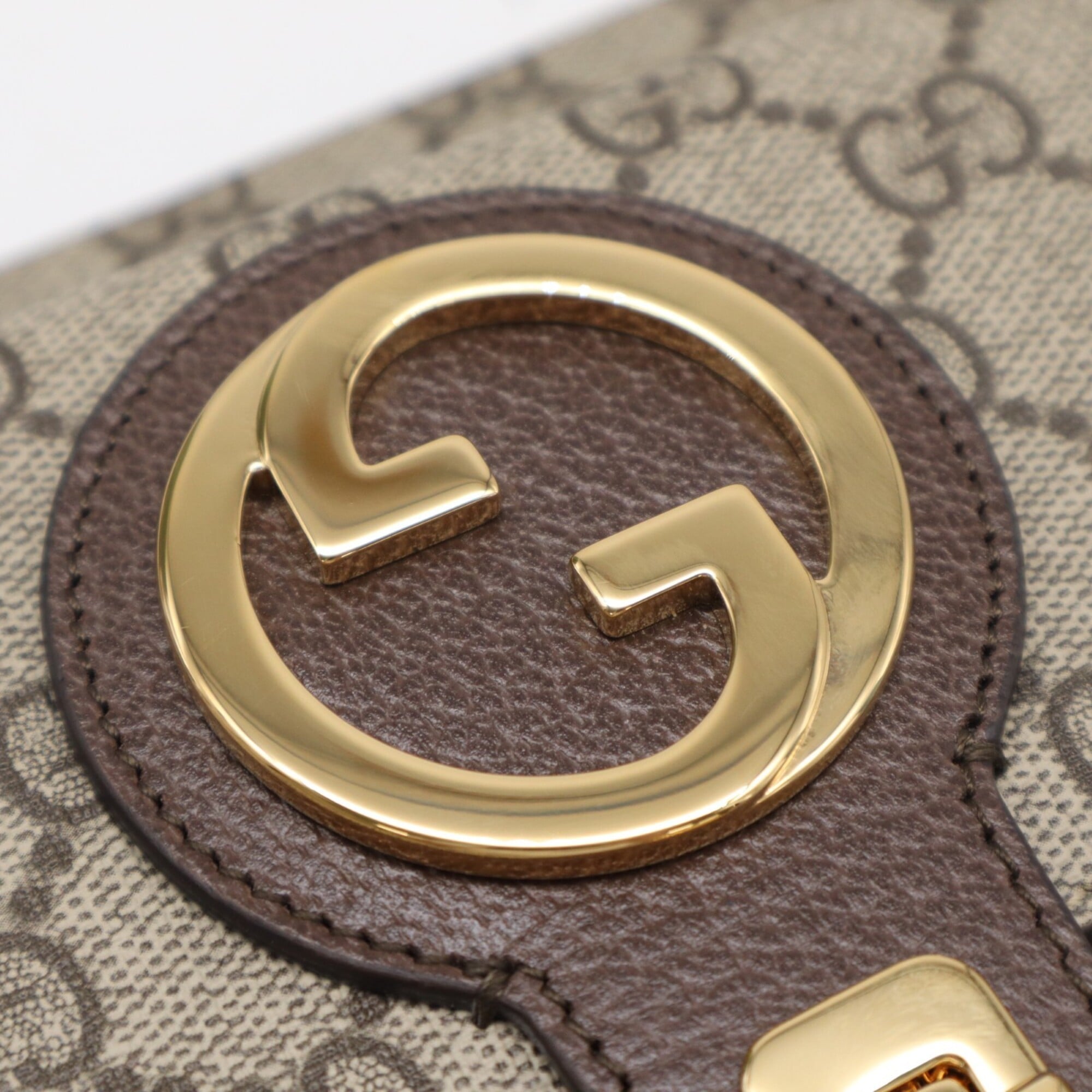 Gucci Beige Brown Gg Supreme Leather Fanny Pack Sling Bag (Pre-Owned)