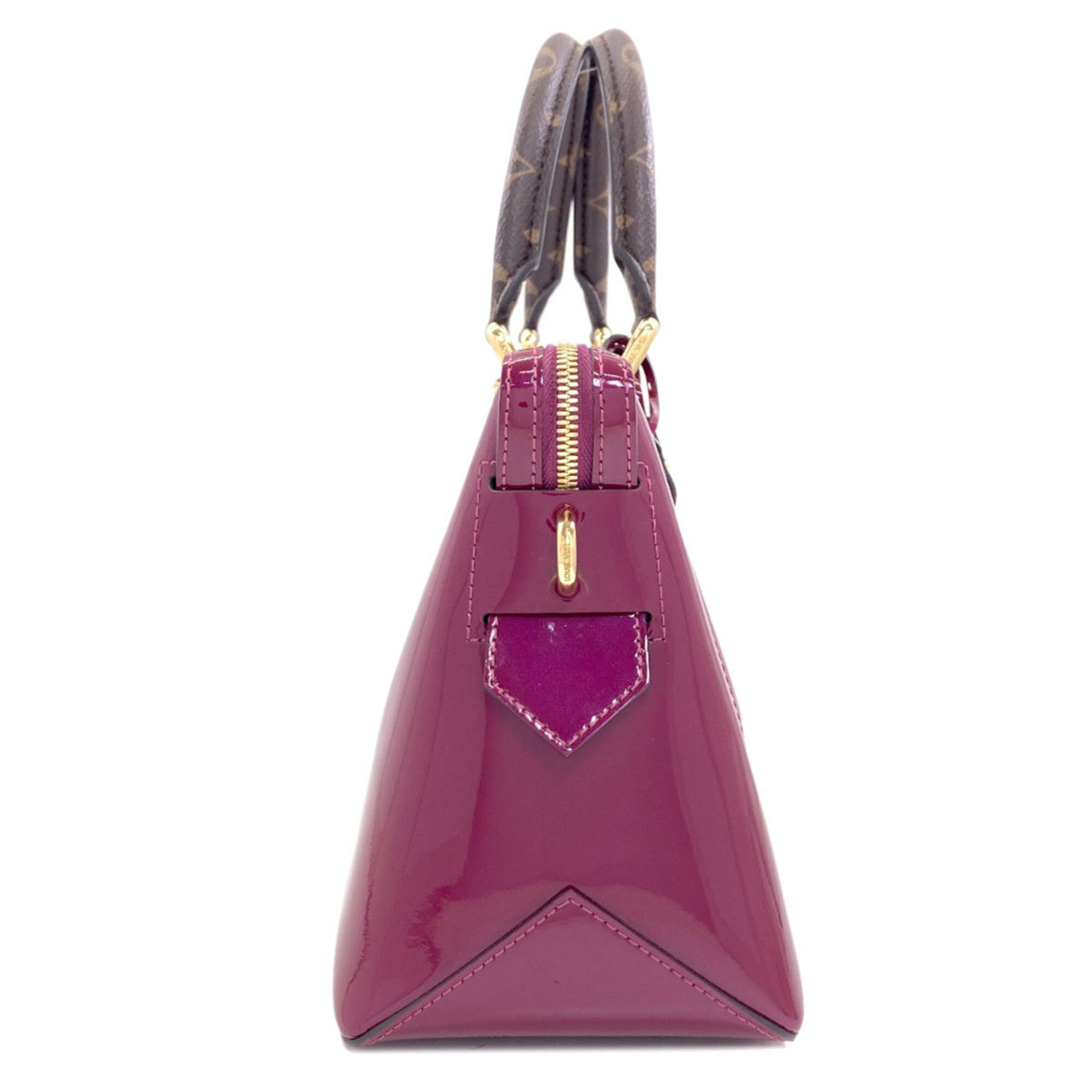 Louis Vuitton Magenta Vernis Handbag (Pre-Owned)