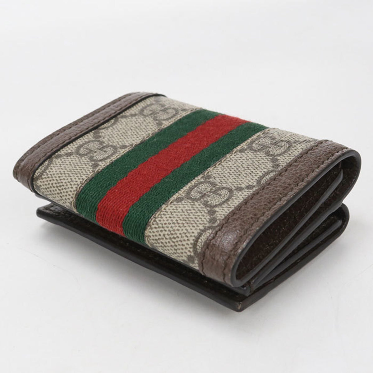 Gucci Beige Gg Supreme Wallet (Tri-Fold) (Pre-Owned)