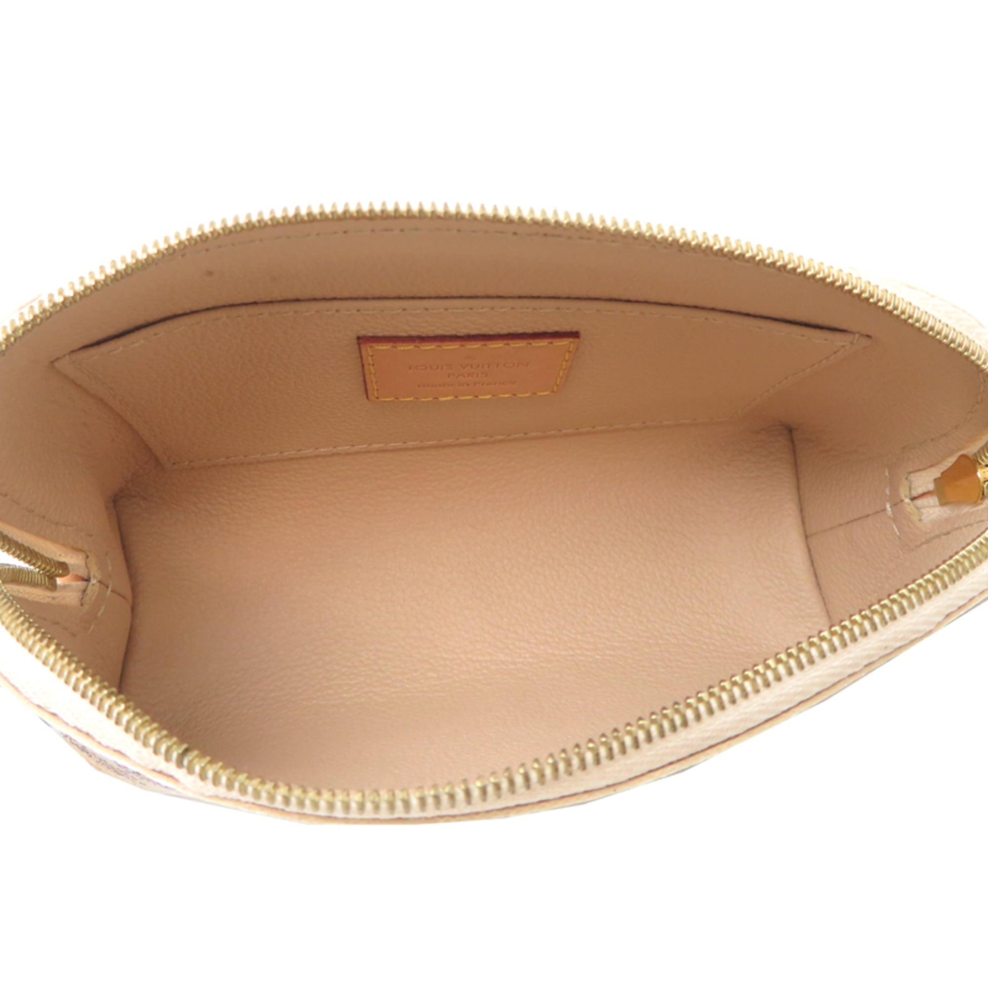 Louis Vuitton White Damier Azur Pochette Pouch (Pre-Owned)