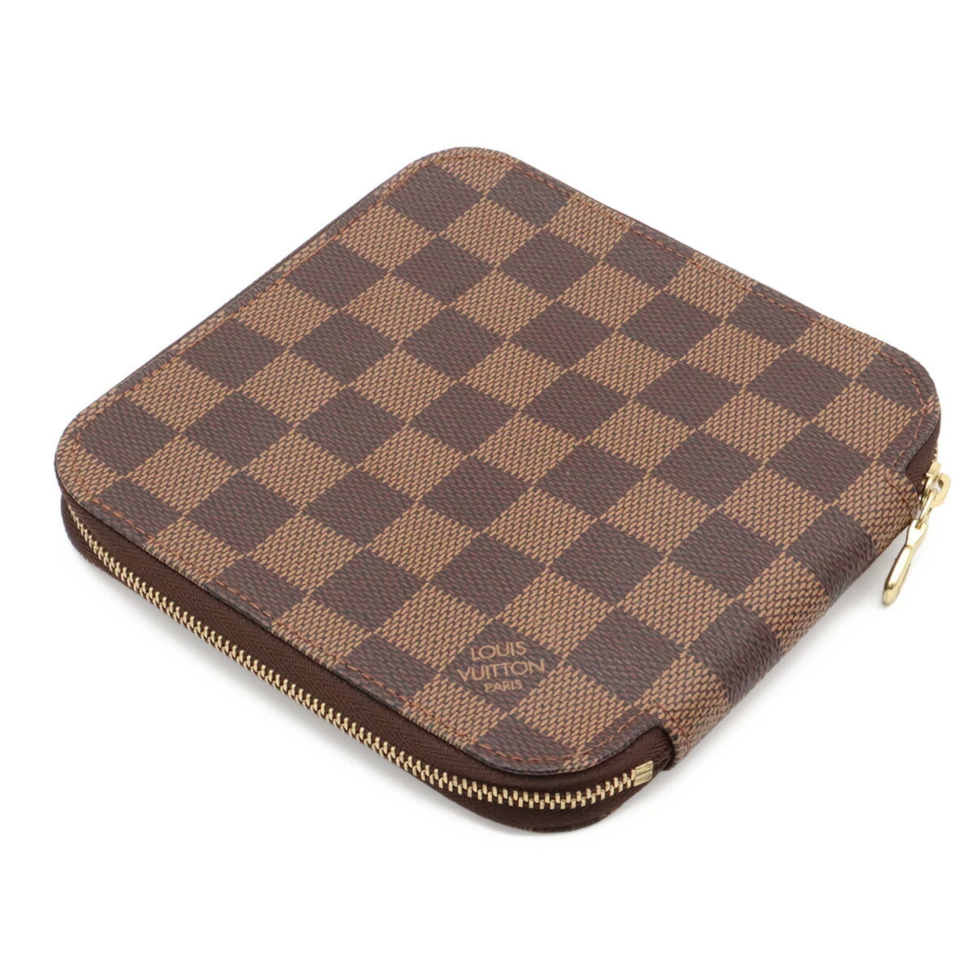 Louis Vuitton Brown Pvc Coated Canvas Wallet (Bi-Fold) (Pre-Owned)