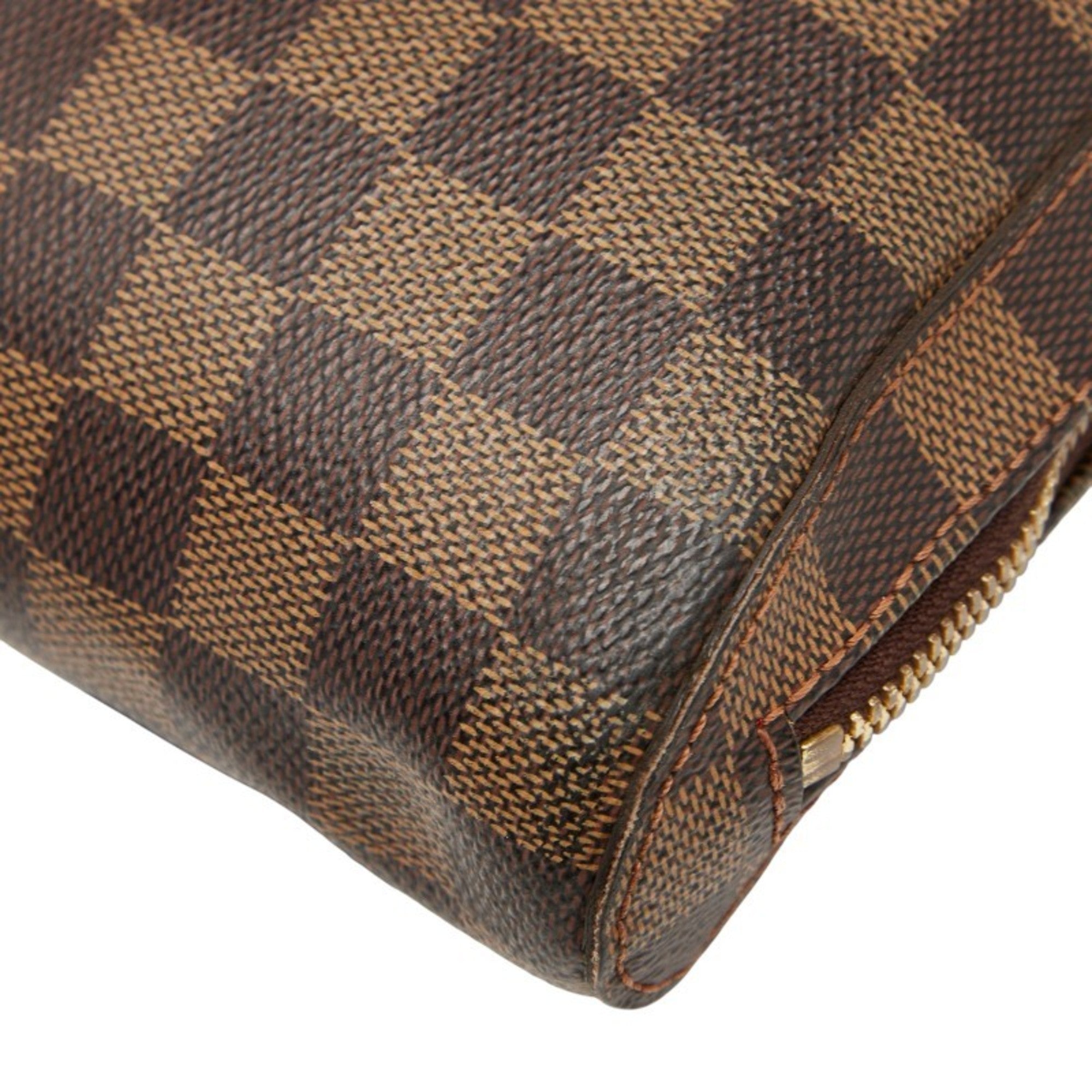 Louis Vuitton Damier Brown Pvc Leather Shoulder Bag Sling Bag (Pre-Owned)