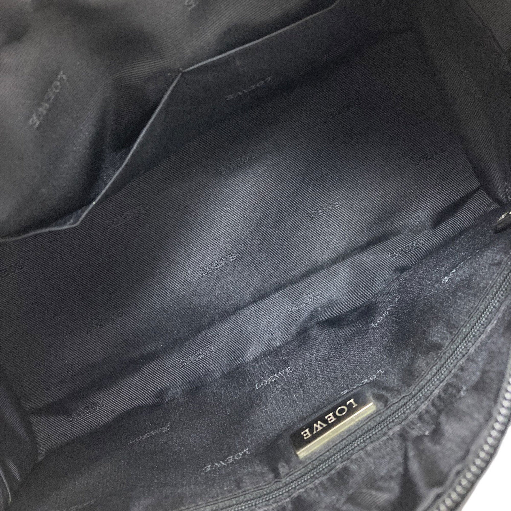 Loewe Amazona Black Leather Handbag (Pre-Owned)
