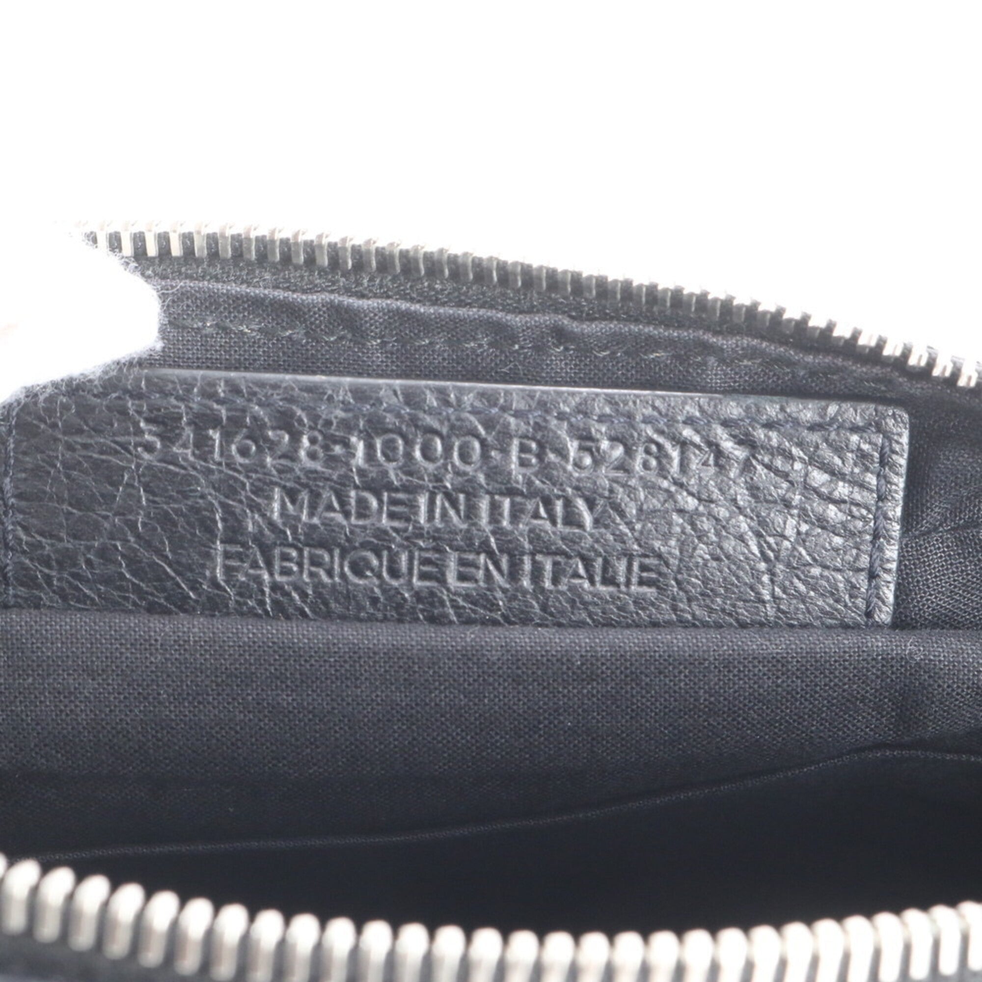 Balenciaga Black Leather Pouch Sling Bag (Pre-Owned)