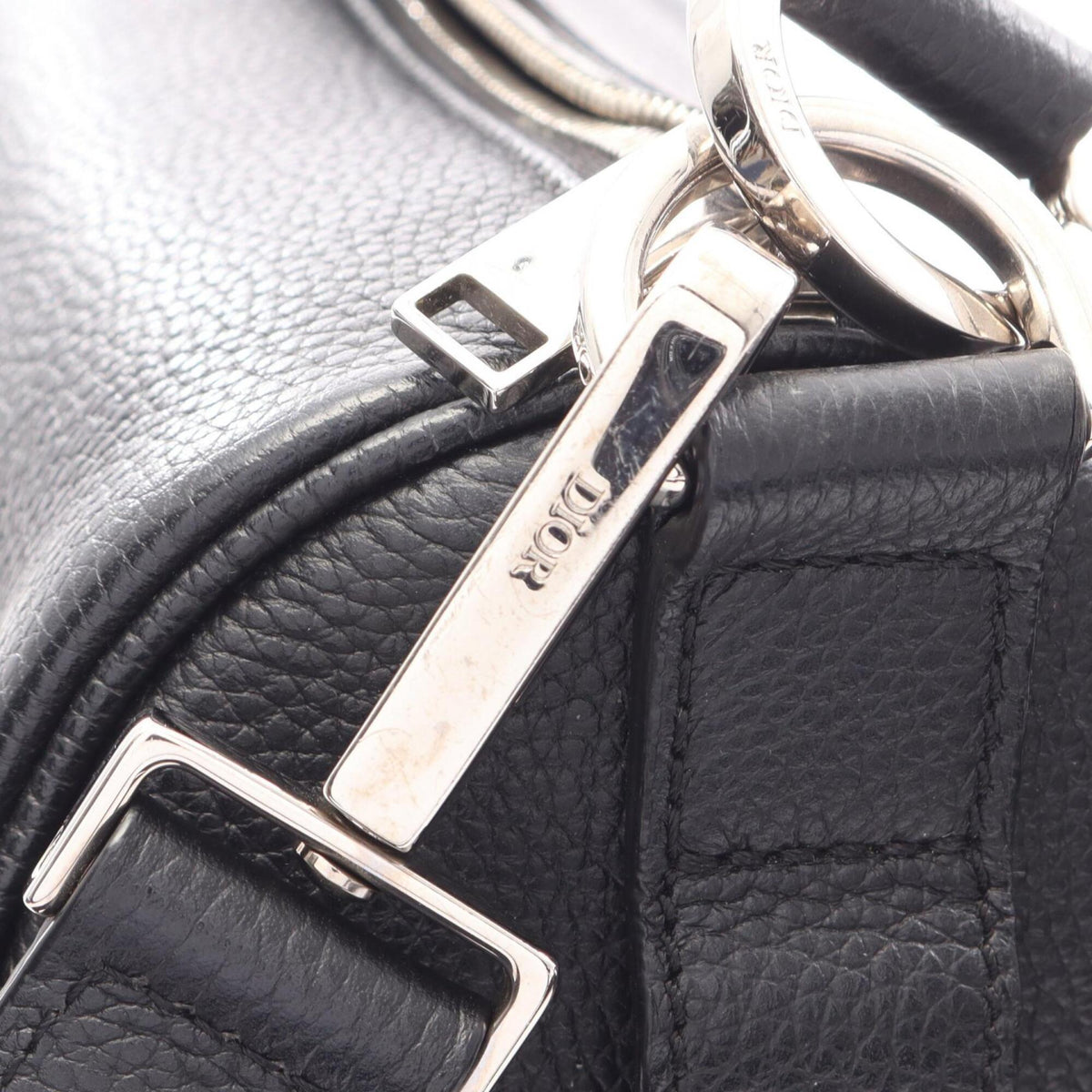 Christian Dior Black Multi-Color Leather Handbag (Pre-Owned)