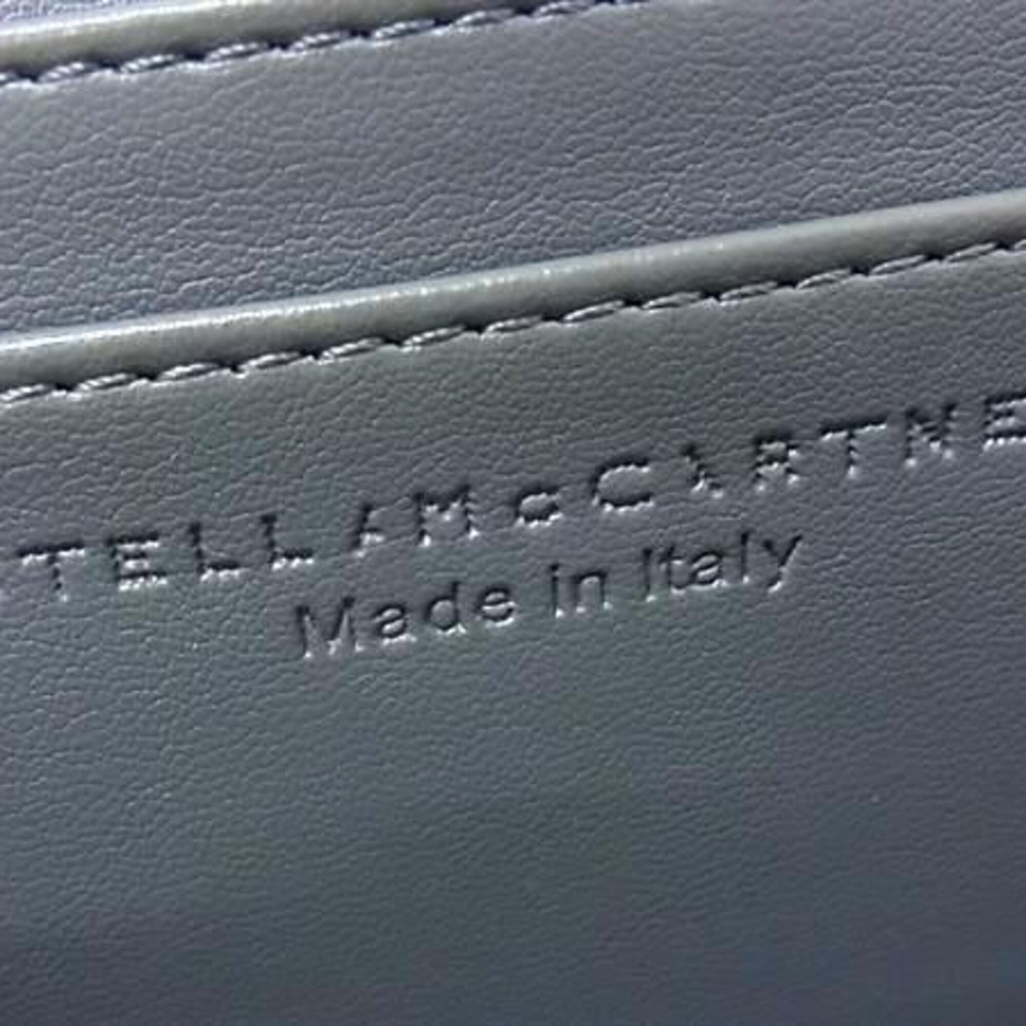 Stella Mccartney Gray Leather Coin Purse/Coin Case (Pre-Owned)