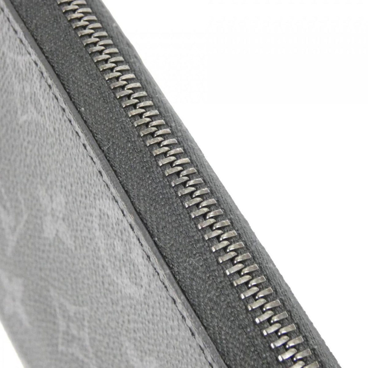 Louis Vuitton Black Coated Canvas Long Wallet (Bi-Fold) (Pre-Owned)