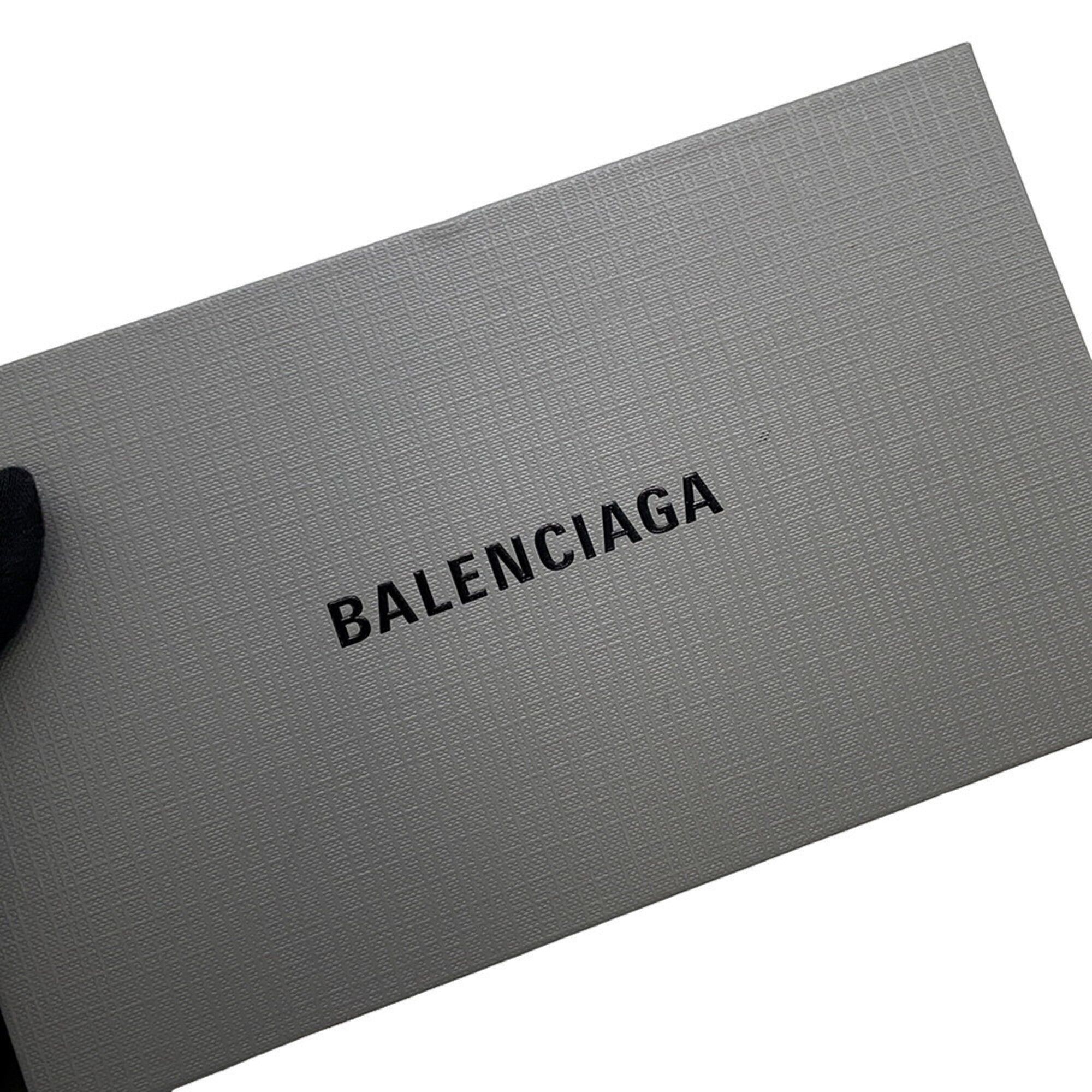 Balenciaga Black Leather Coin Purse/Coin Case (Pre-Owned)
