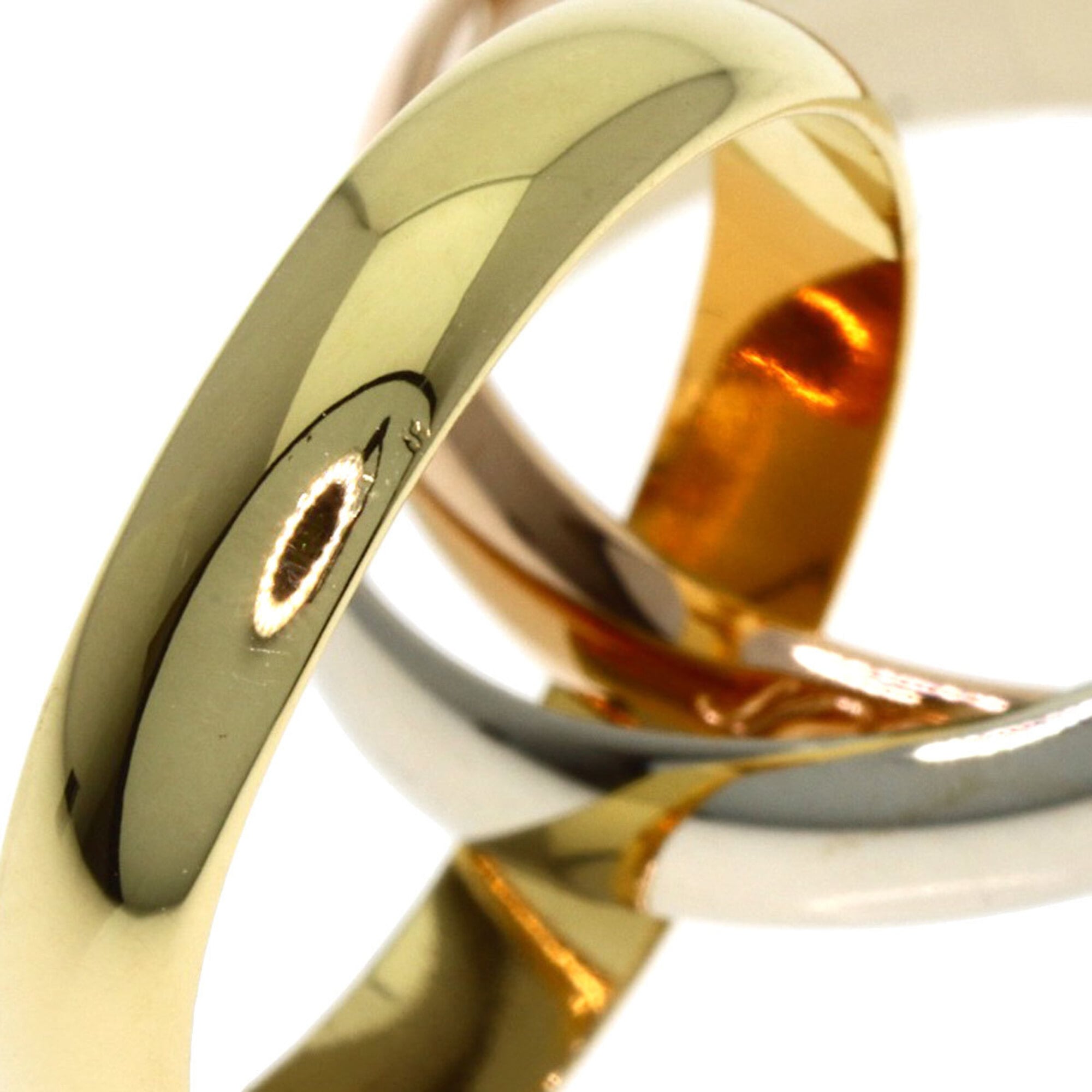 Cartier Trinity Yellow Gold (18K) Pink Gold (18K) White Gold (18K) Band Ring (Pre-Owned)