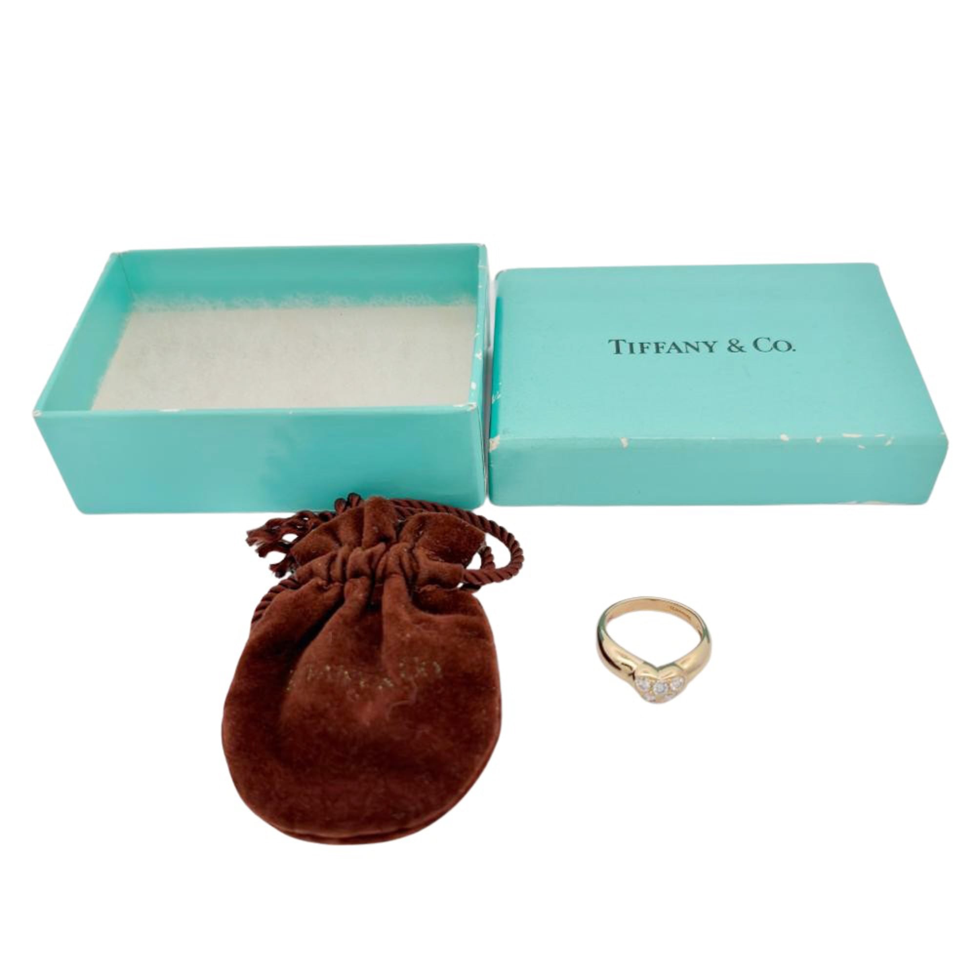 Tiffany Heart Yellow Gold (18K) Band Ring (Pre-Owned)