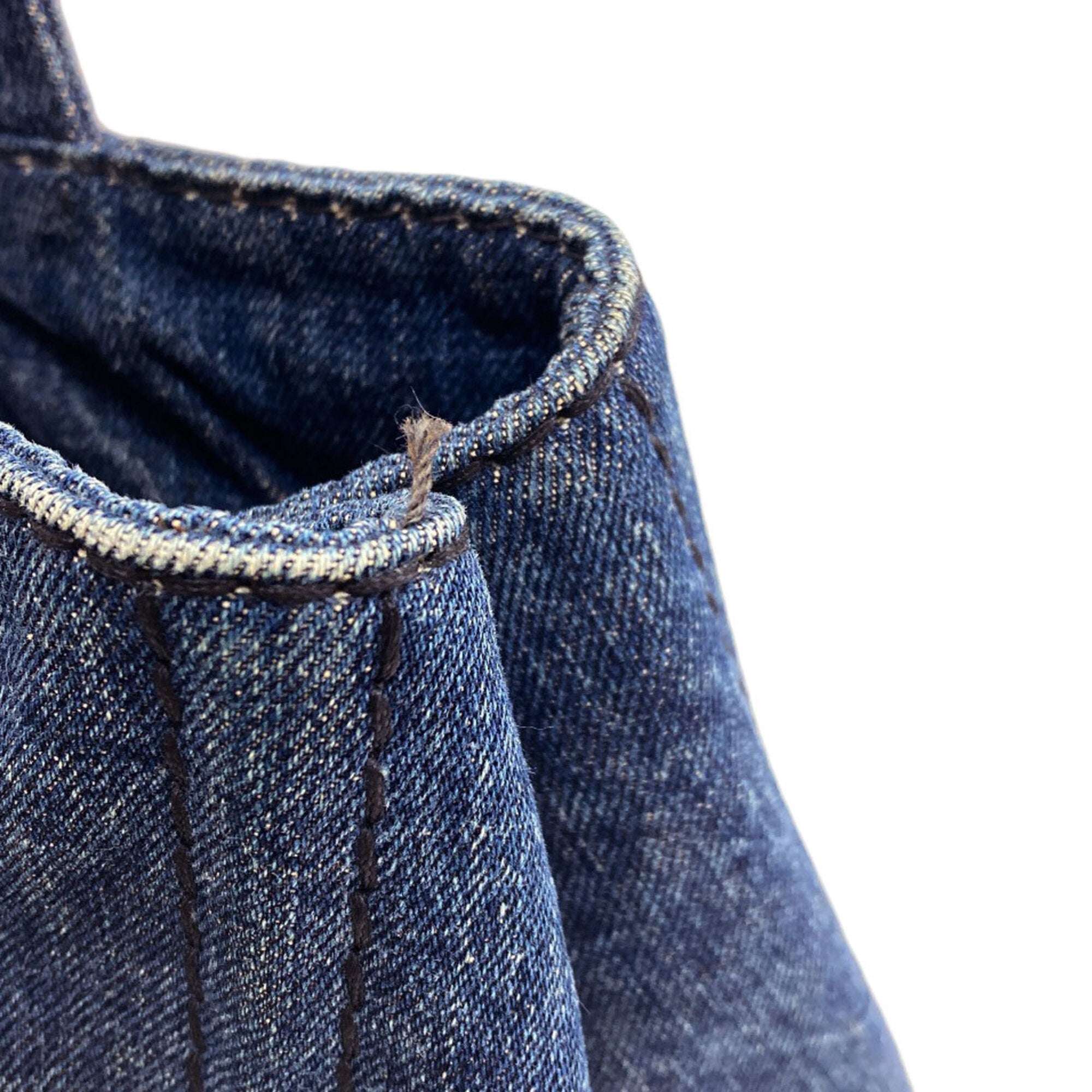 Prada Blue Denim Tote Bag (Pre-Owned)