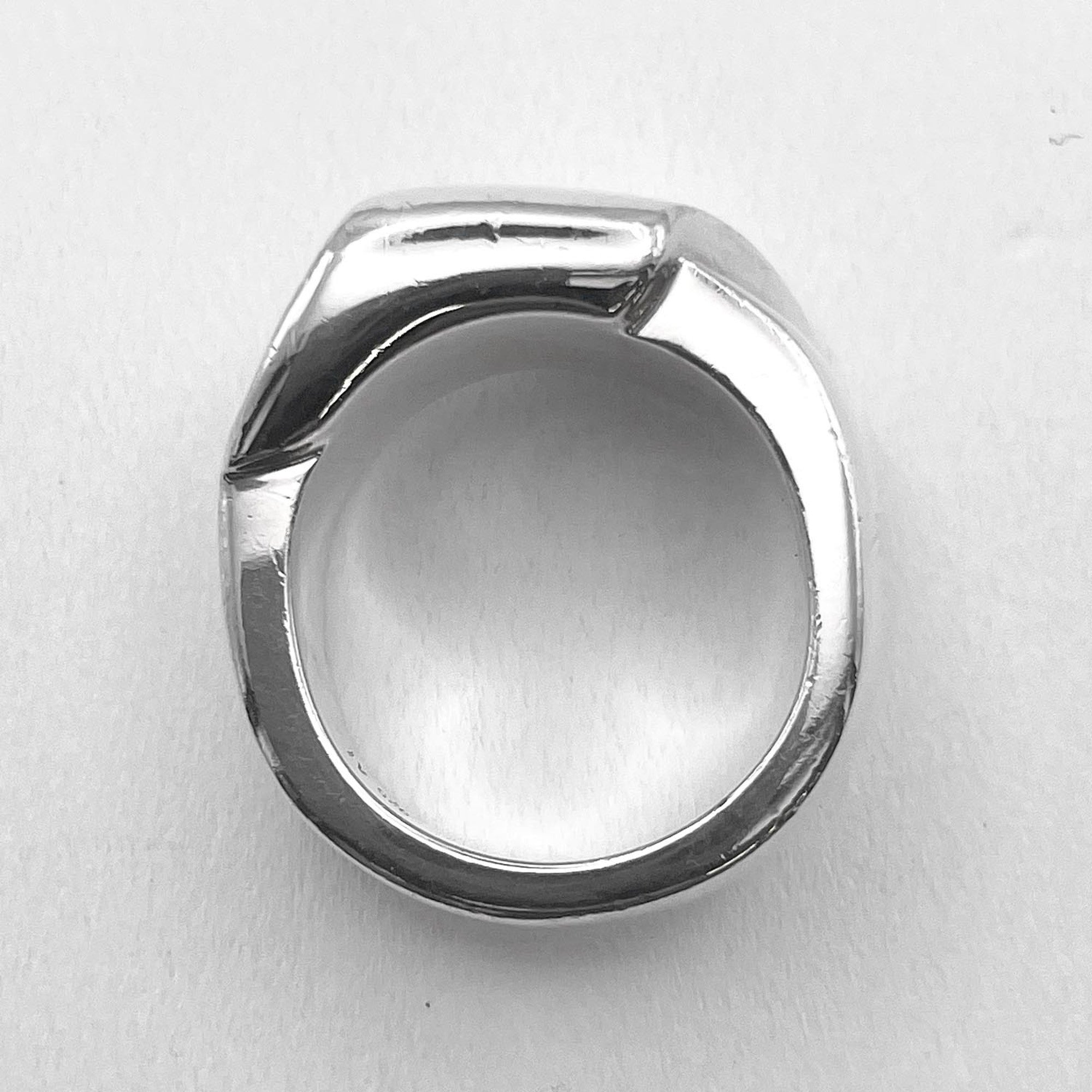 Hermes Silver Silver 925 Pinky Ring (Pre-Owned)