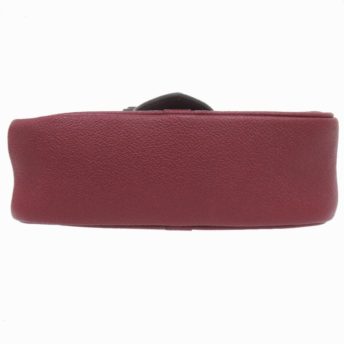Burberry Bordeaux Leather Shoulder Bag (Pre-Owned)