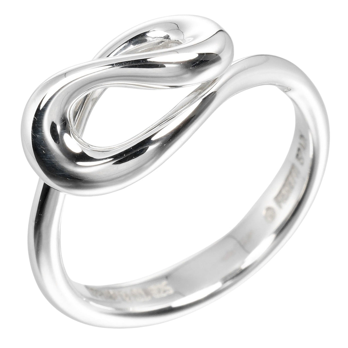 Tiffany Silver 925 Band Ring (Pre-Owned)