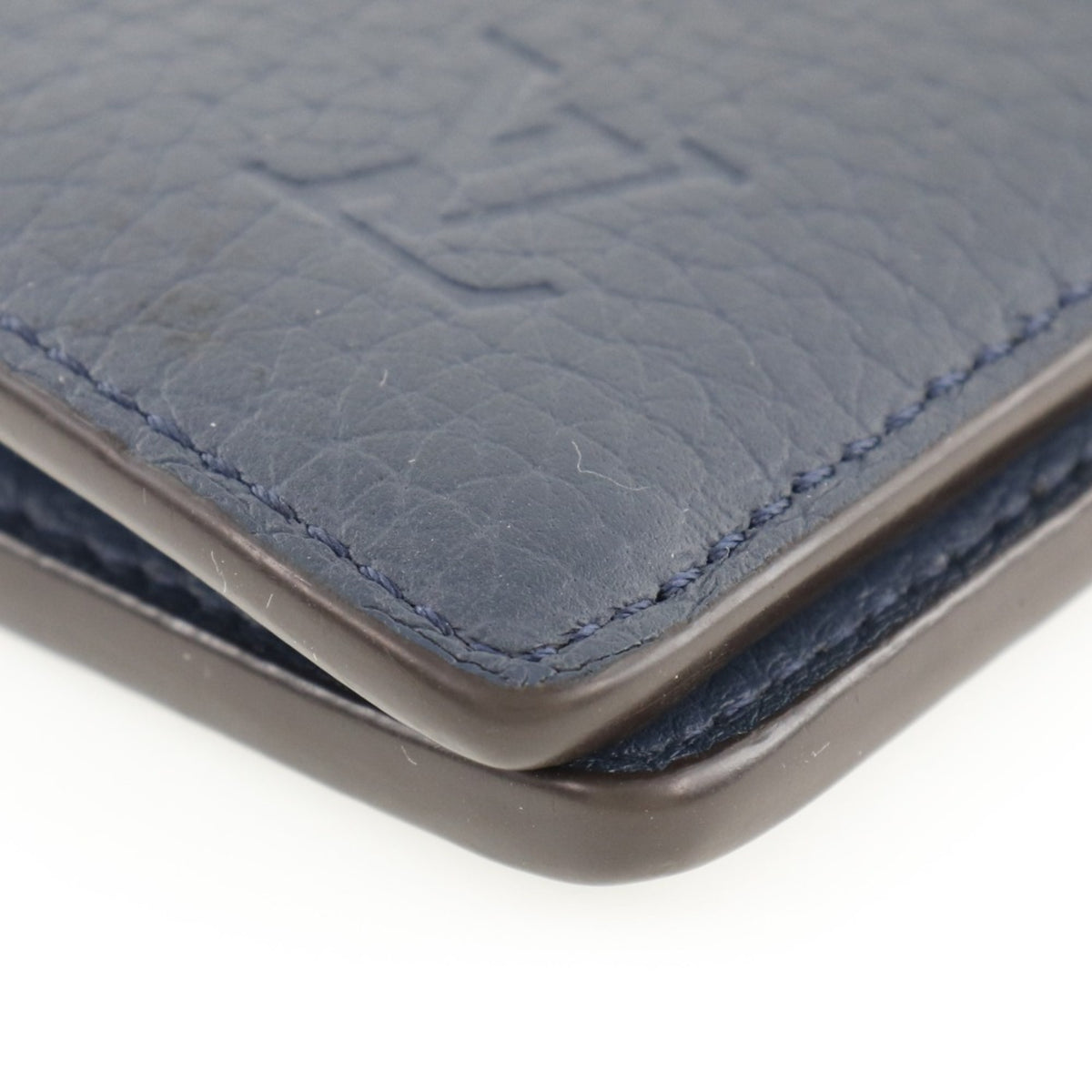 Louis Vuitton Parnassea Navy Ocean Coin Purse/Coin Case (Pre-Owned)