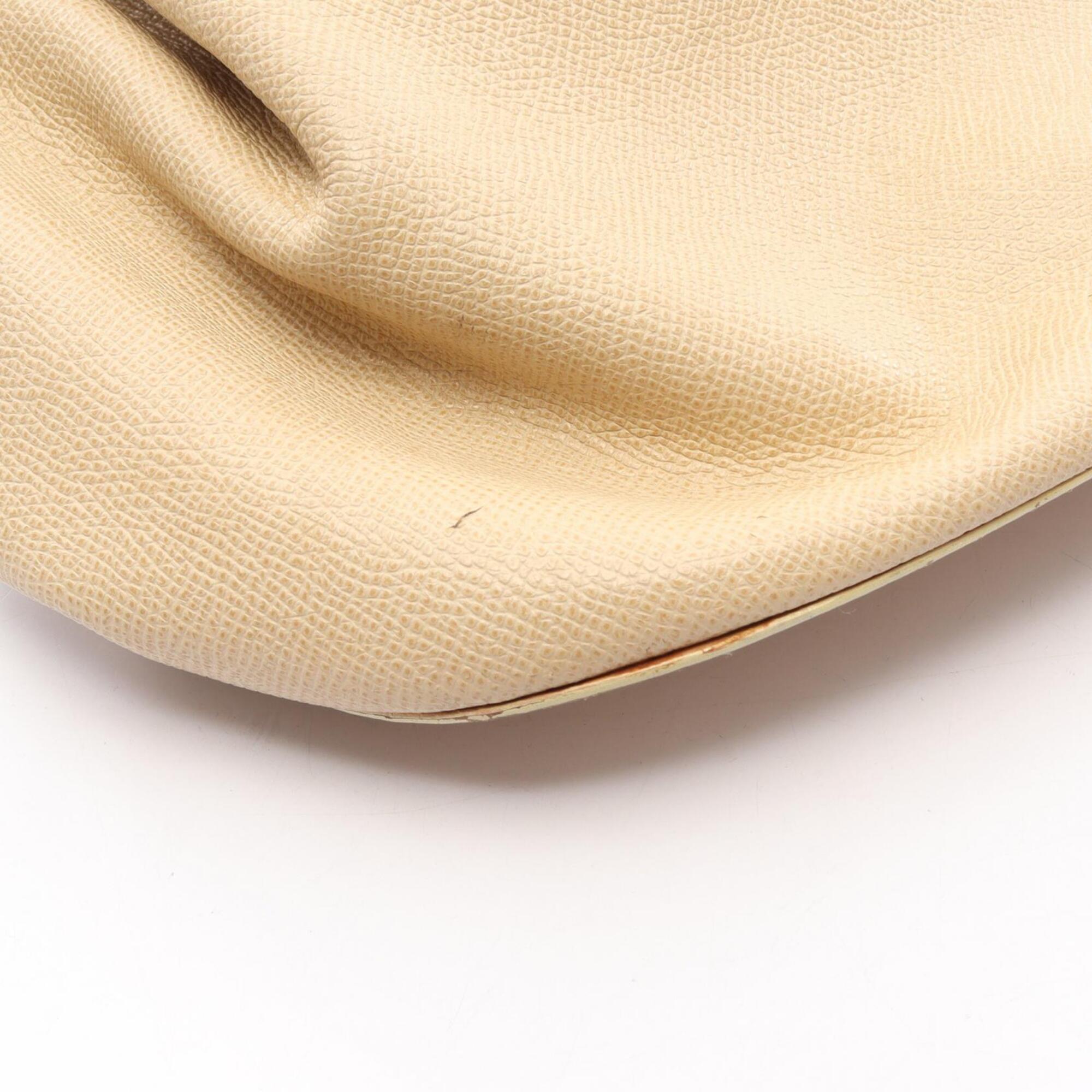 Chanel Beige Grained Calfskin Backpack Handbag (Pre-Owned)