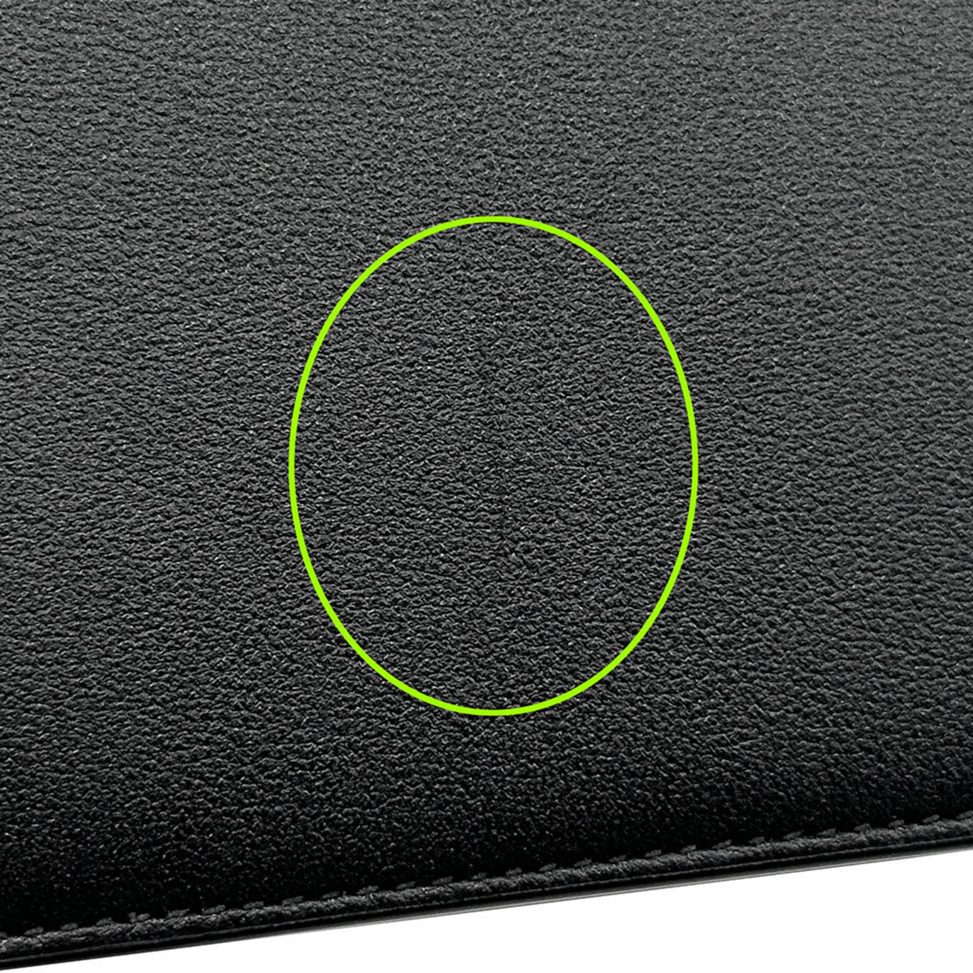 Cartier Black Leather Long Wallet (Bi-Fold) (Pre-Owned)
