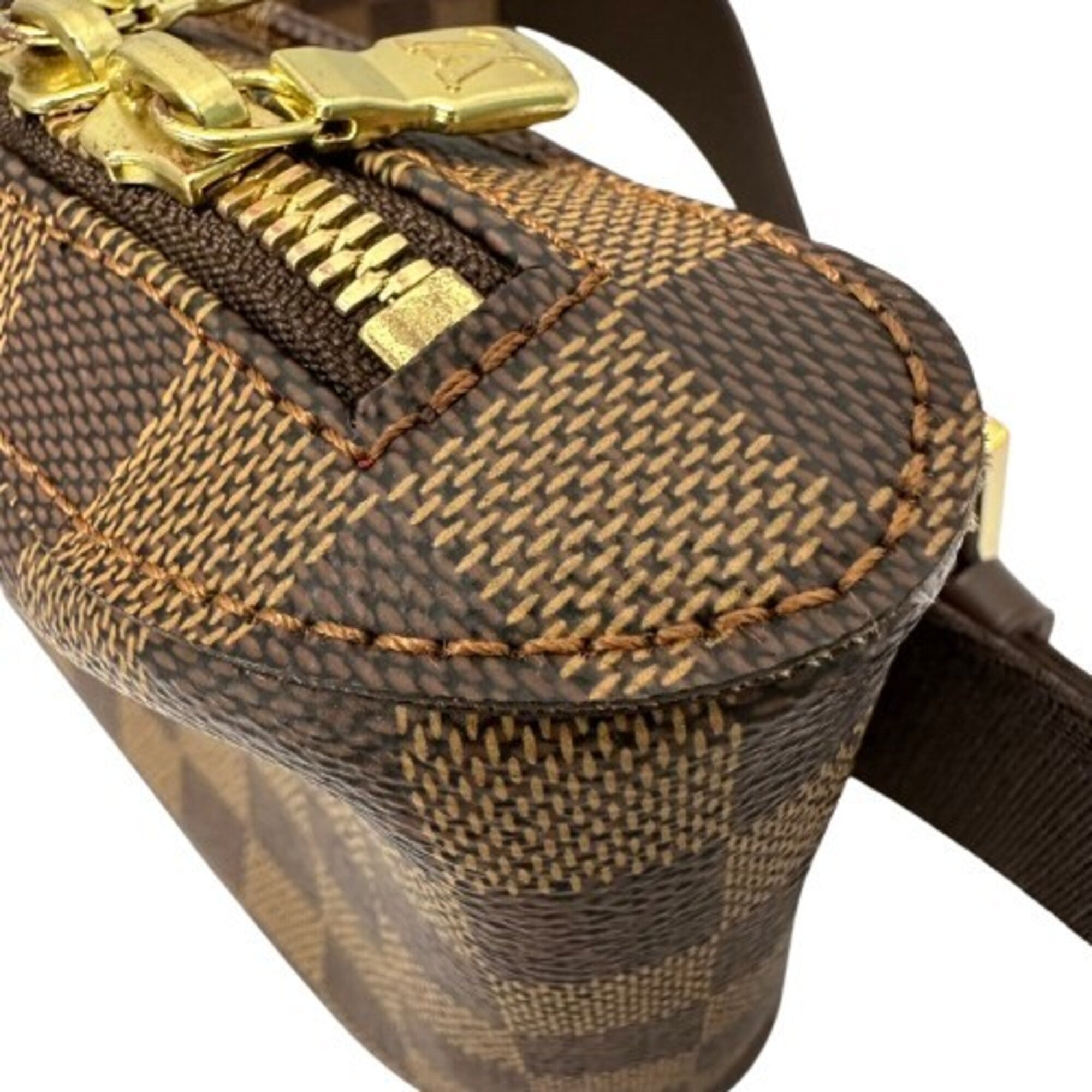 Louis Vuitton Damier Brown Damier Canvas Shoulder Bag Sling Bag (Pre-Owned)