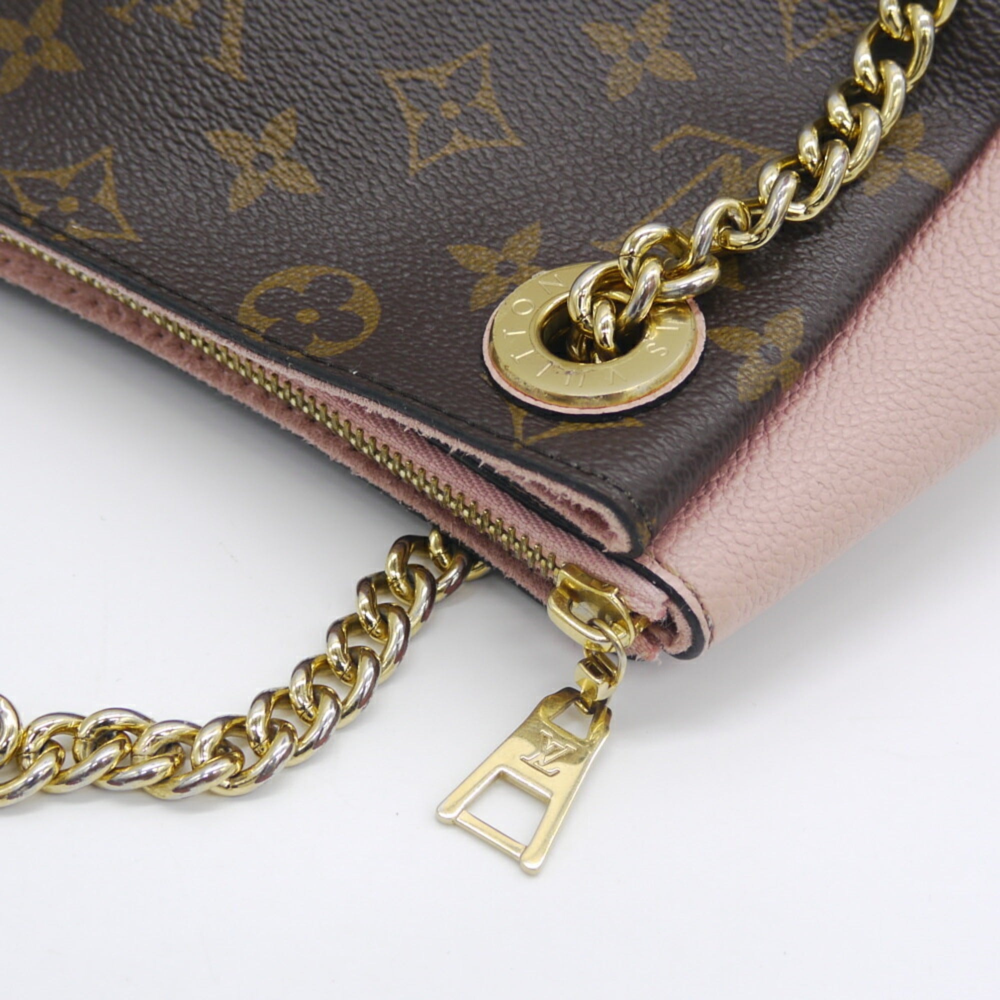Louis Vuitton Monogram Rose Poudre Monogram Leather Shoulder Bag (Pre-Owned)