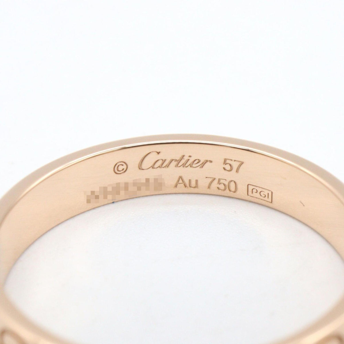 Cartier Gold Pink Gold (18K) Band Ring (Pre-Owned)
