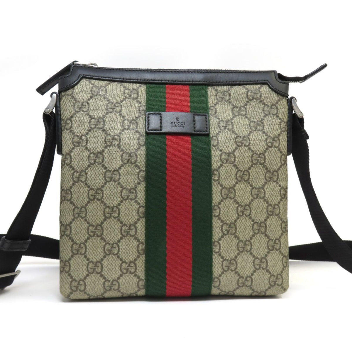 Gucci Sherry Line Beige Shoulder Bag (Pre-Owned)