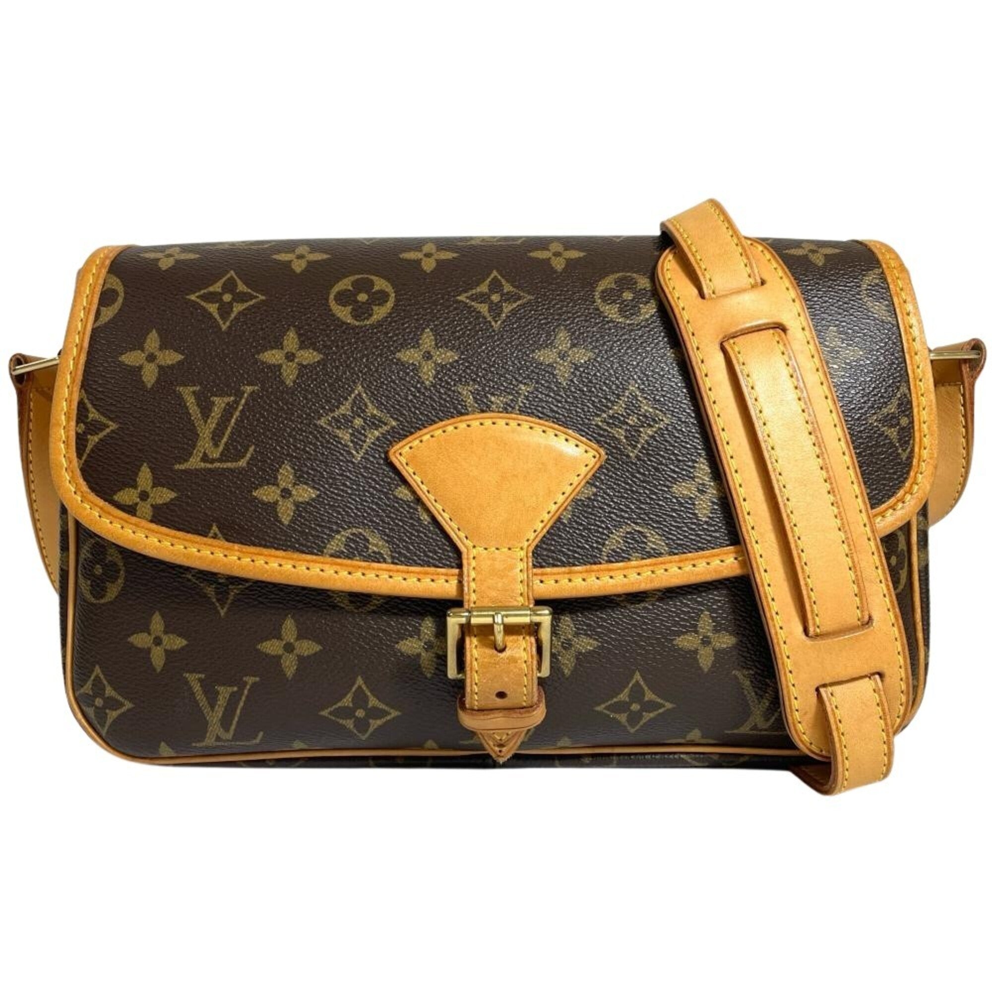 Louis Vuitton Brown Monogram Canvas Shoulder Bag (Pre-Owned)