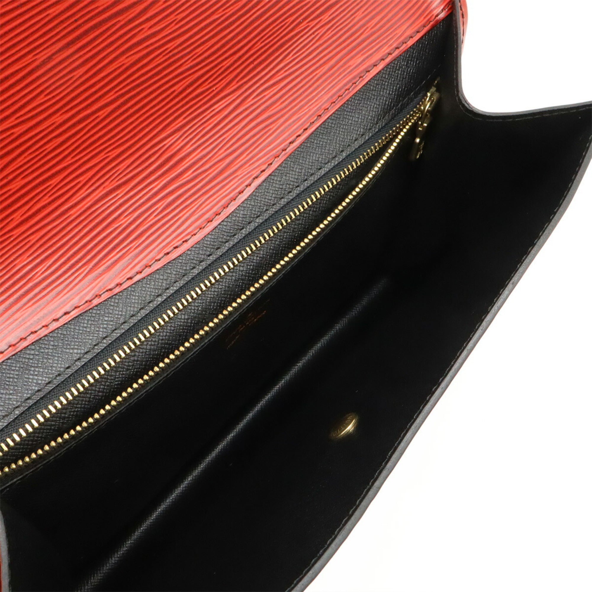 Louis Vuitton Castilian Red Epi Leather Clutch Bag (Pre-Owned)