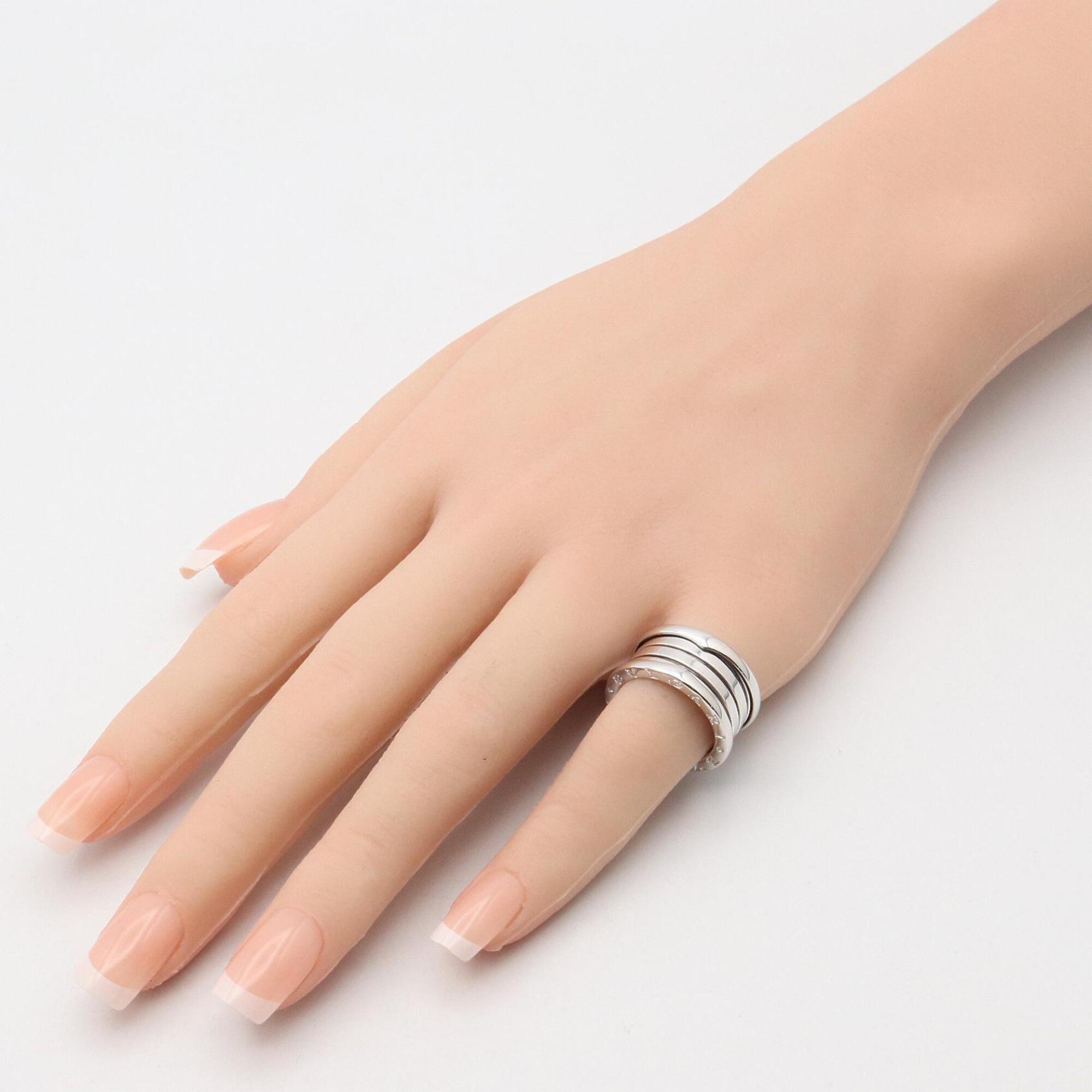Bvlgari Silver White Gold (18K) Band Ring (Pre-Owned)